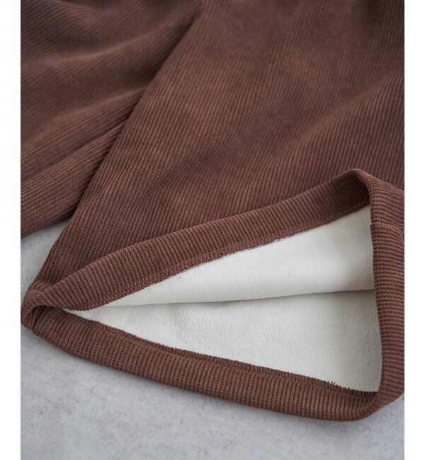 VENCE share style「コーデユロイ裏フリースフレアパンツ」|その他|