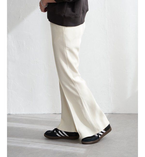 VENCE share style「コーデユロイ裏フリースフレアパンツ」|その他|