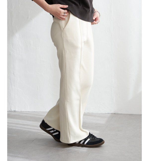 VENCE share style「コーデユロイ裏フリースフレアパンツ」|その他|