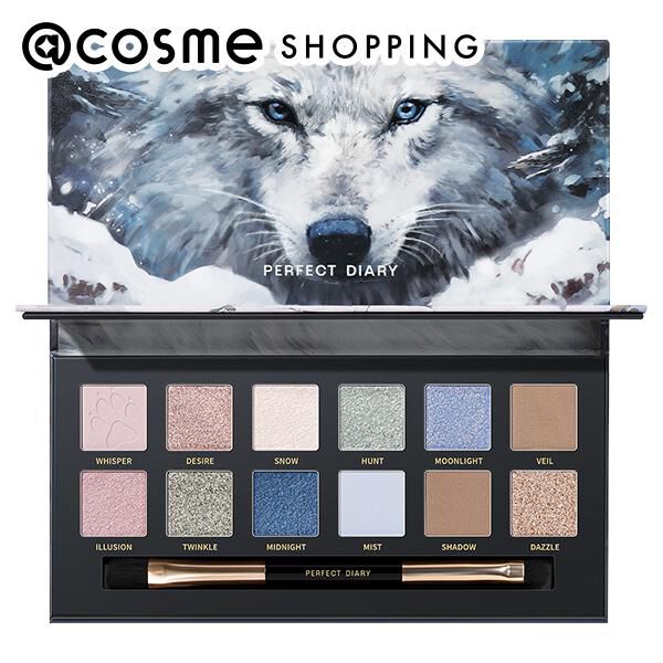  「Perfect Diary エクスプローラ12色アイシャドウパレット 04オオカミ (1.2g&times;12)」|アイシャドウ|その他