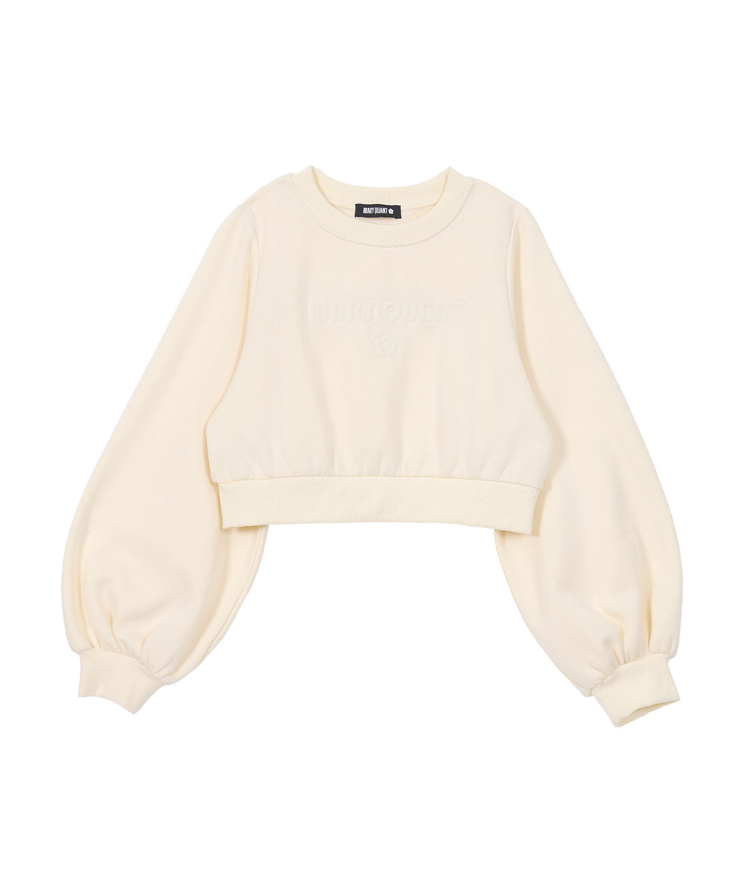 MARY QUANT「エンボス刺繍 プルオーバー」|スウェット・ジャージ|