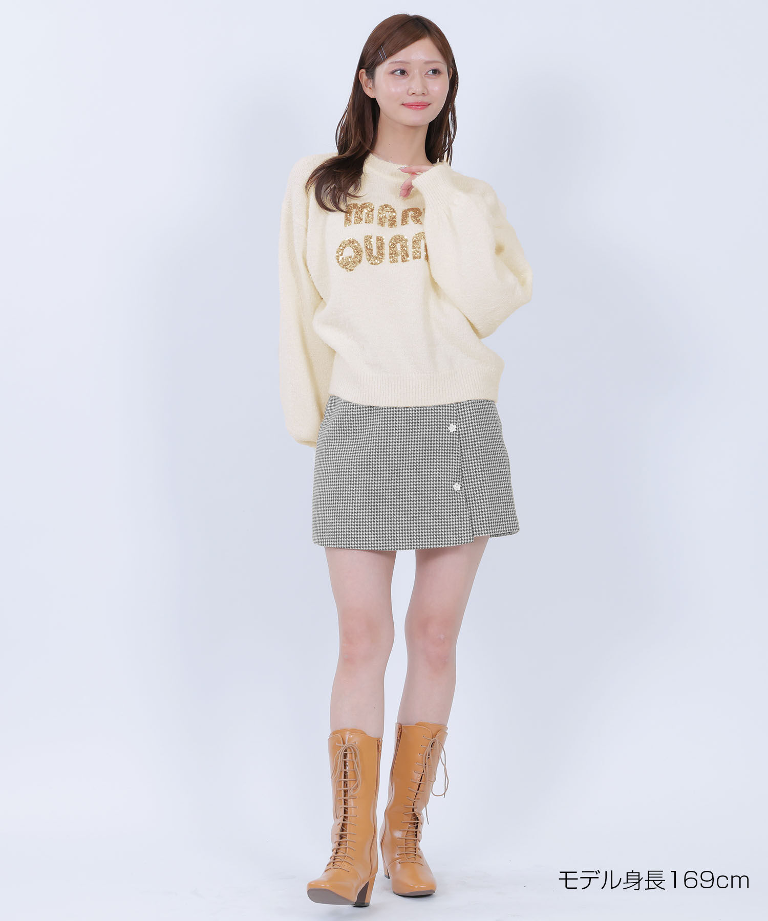 MARY QUANT「スパンコールニット プルオーバー」|プルオーバー|