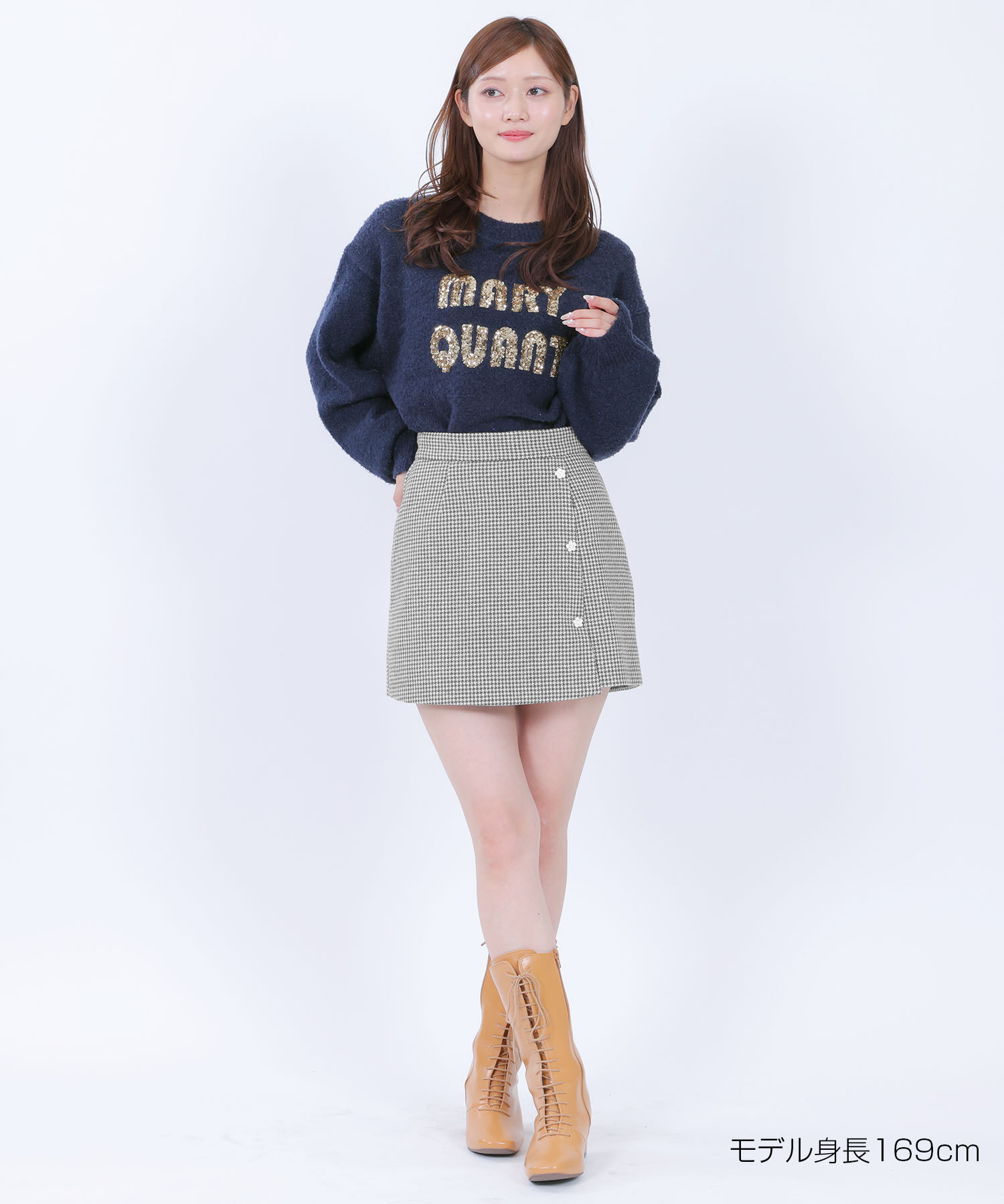 MARY QUANT「スパンコールニット プルオーバー」|プルオーバー|