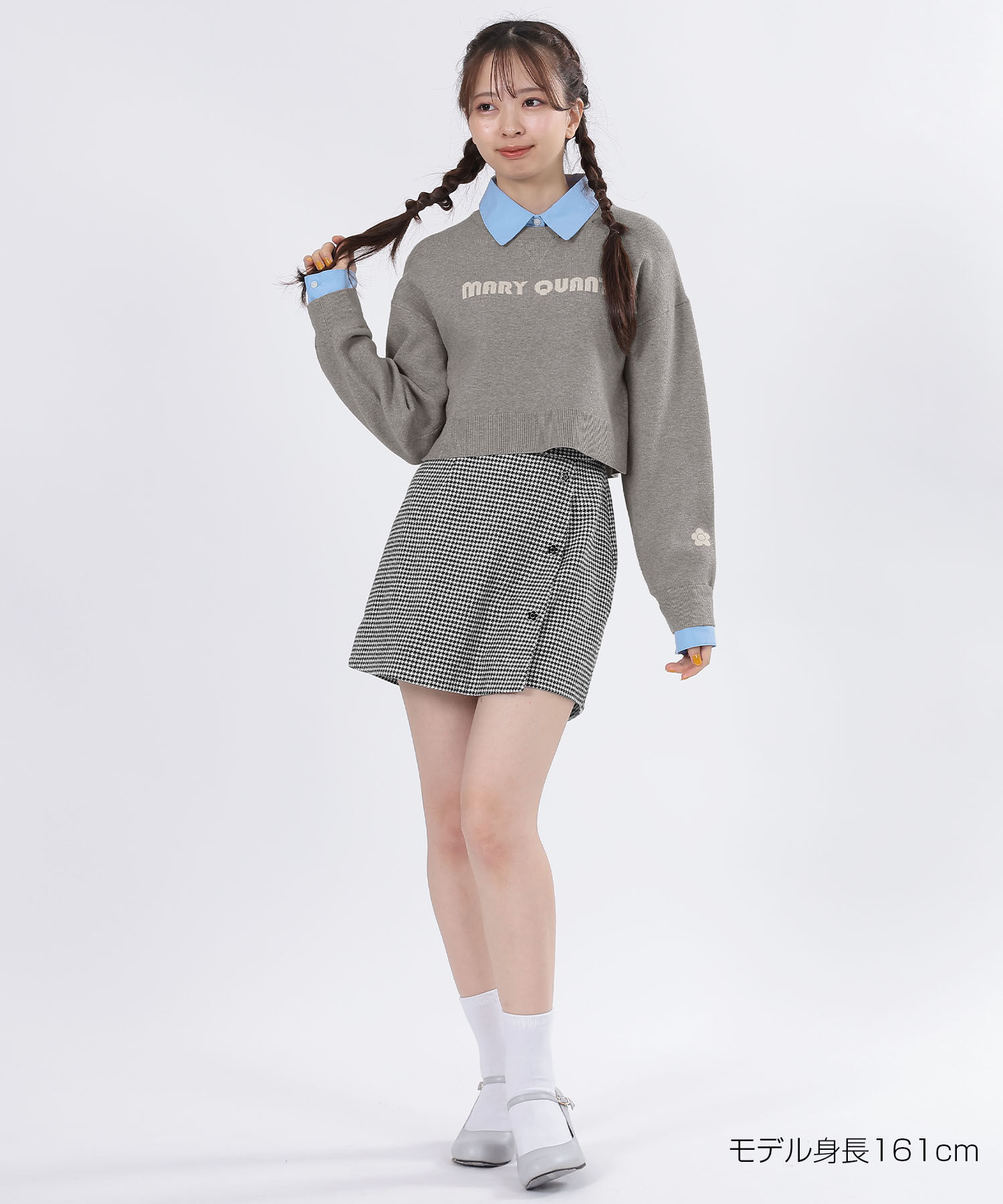 MARY QUANT「レイヤードレトロロゴ プルオーバー」|シャツ・ブラウス|