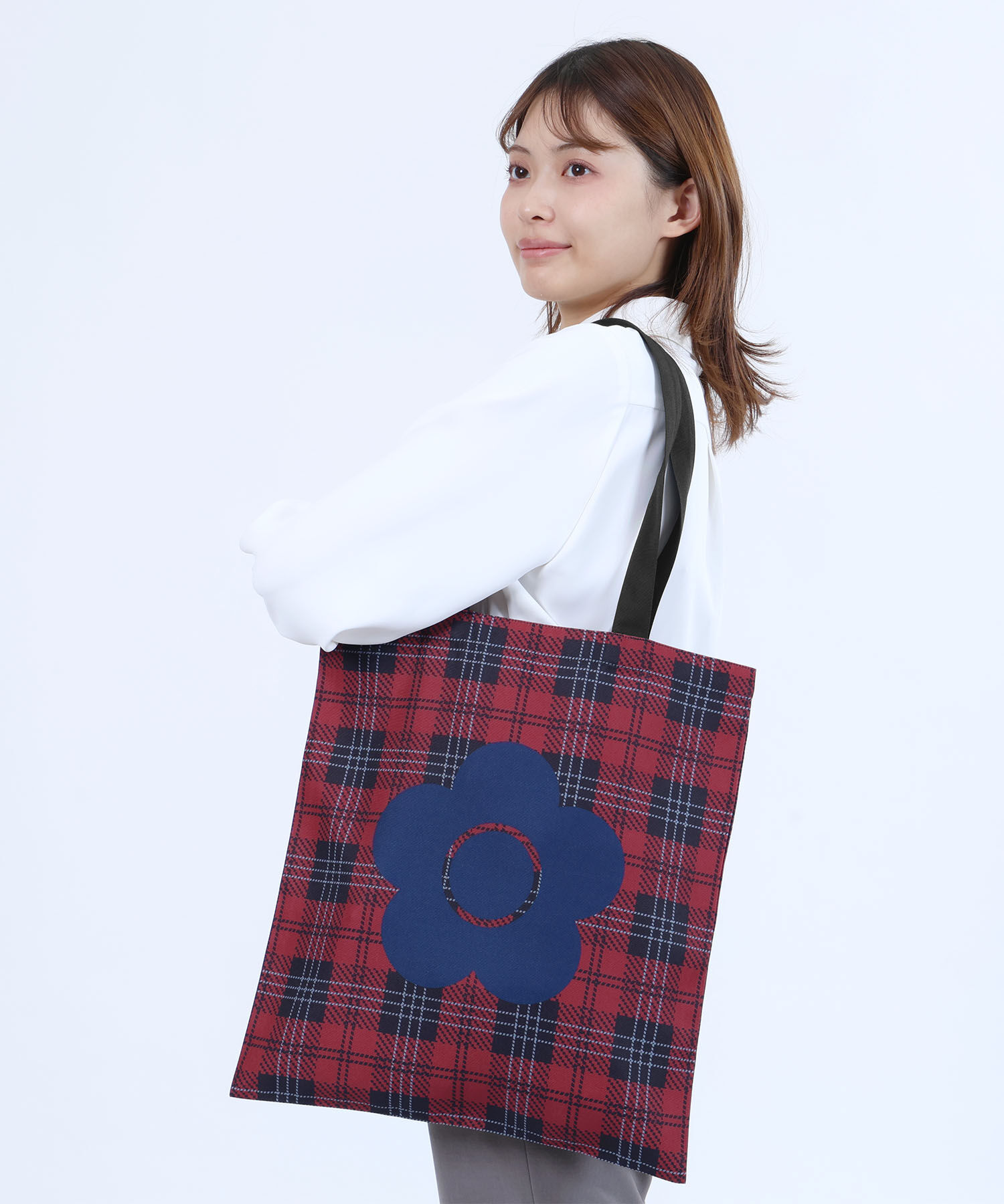 MARY QUANT「ポリキャンバスロゴ トート」|トートバッグ|