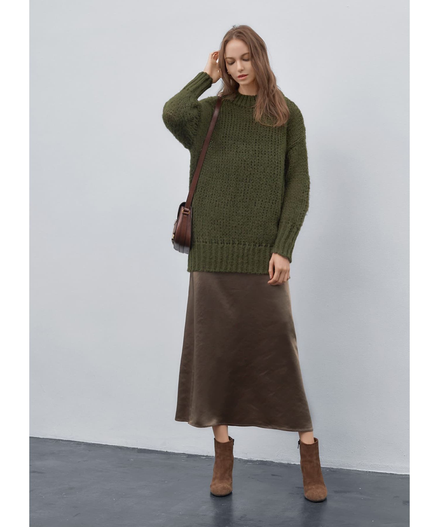 STYLE DELI「ルーズ編みニットプルオーバー」|ニット・セーター|