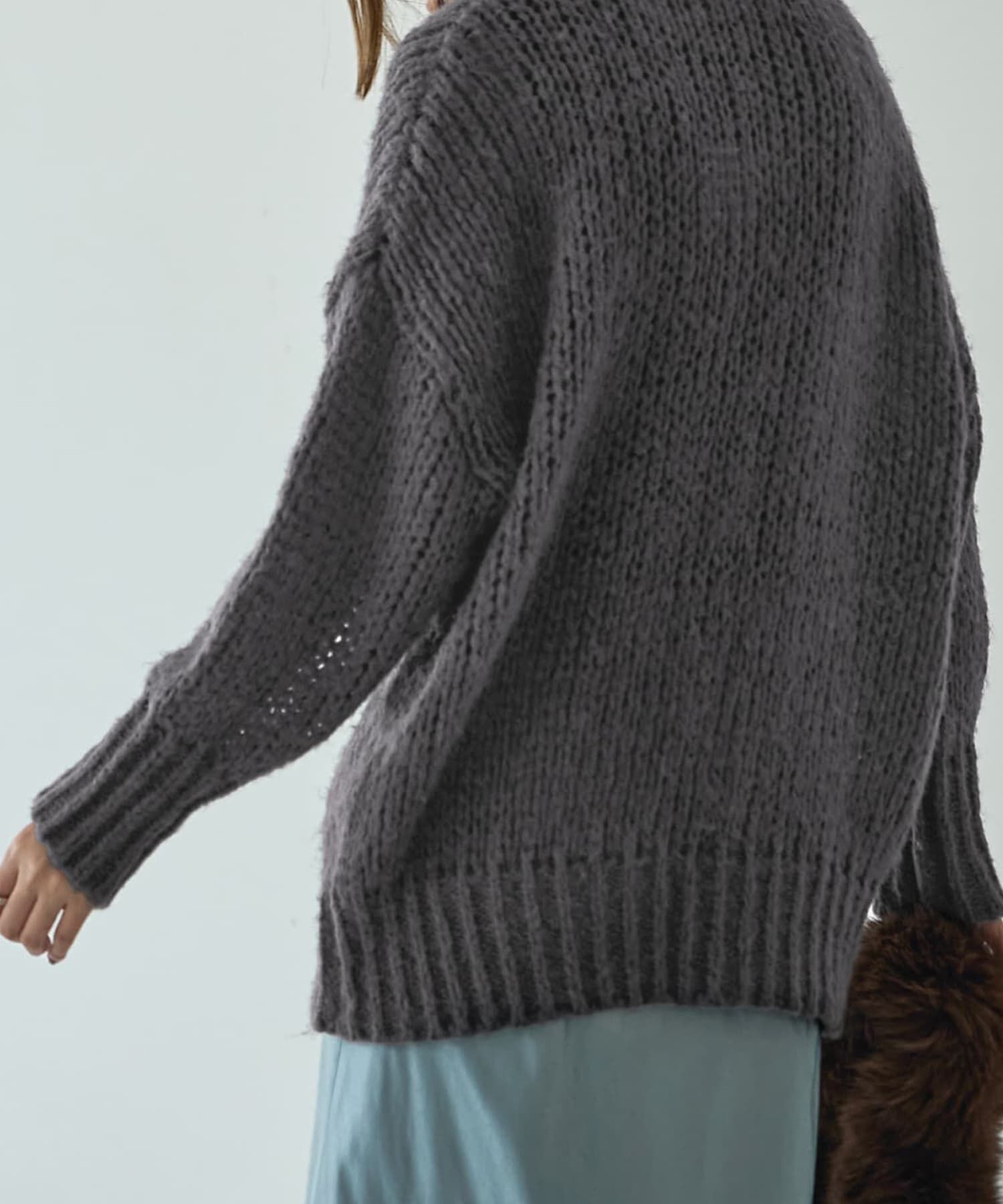 STYLE DELI「ルーズ編みニットプルオーバー」|ニット・セーター|