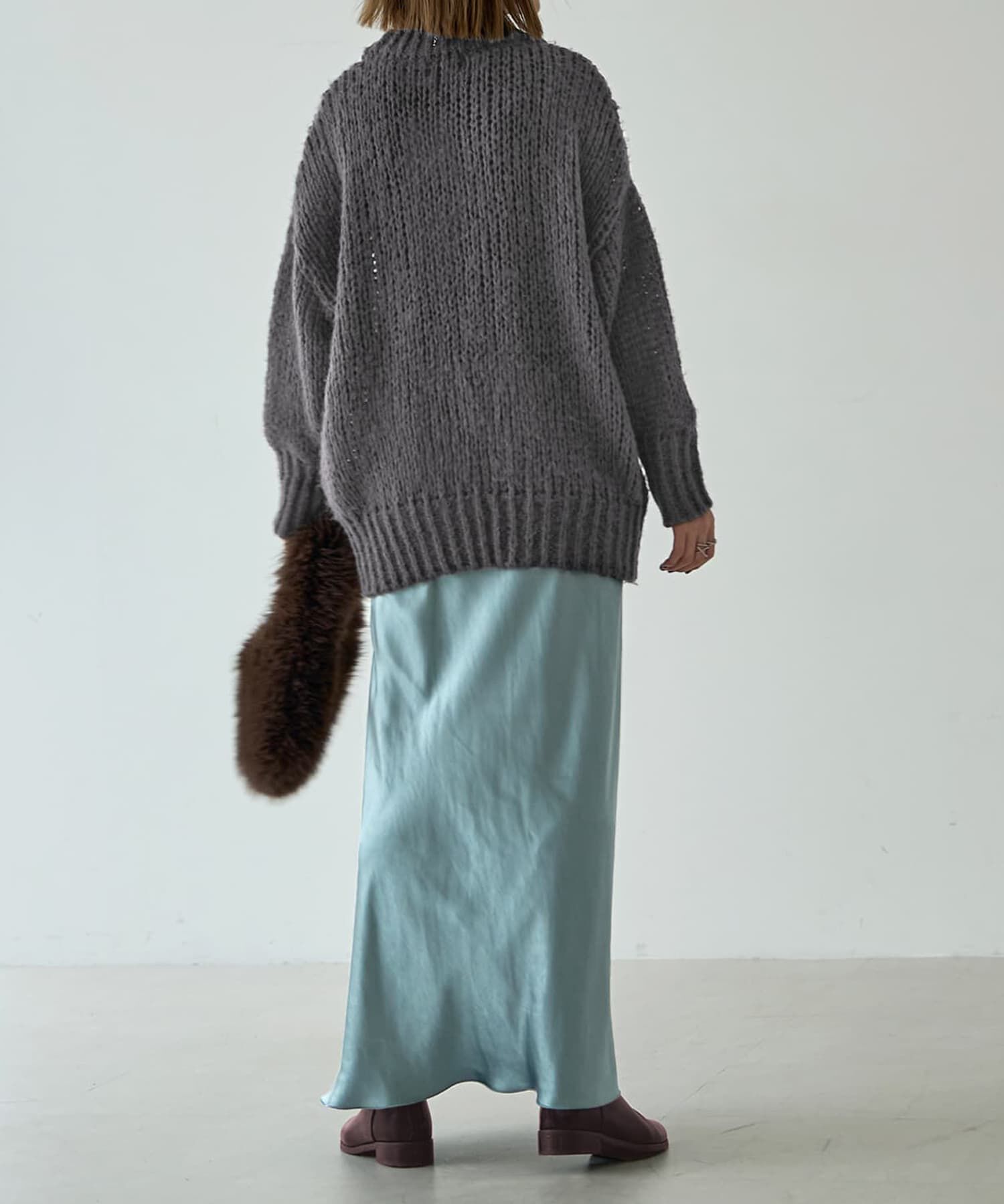 STYLE DELI「ルーズ編みニットプルオーバー」|ニット・セーター|