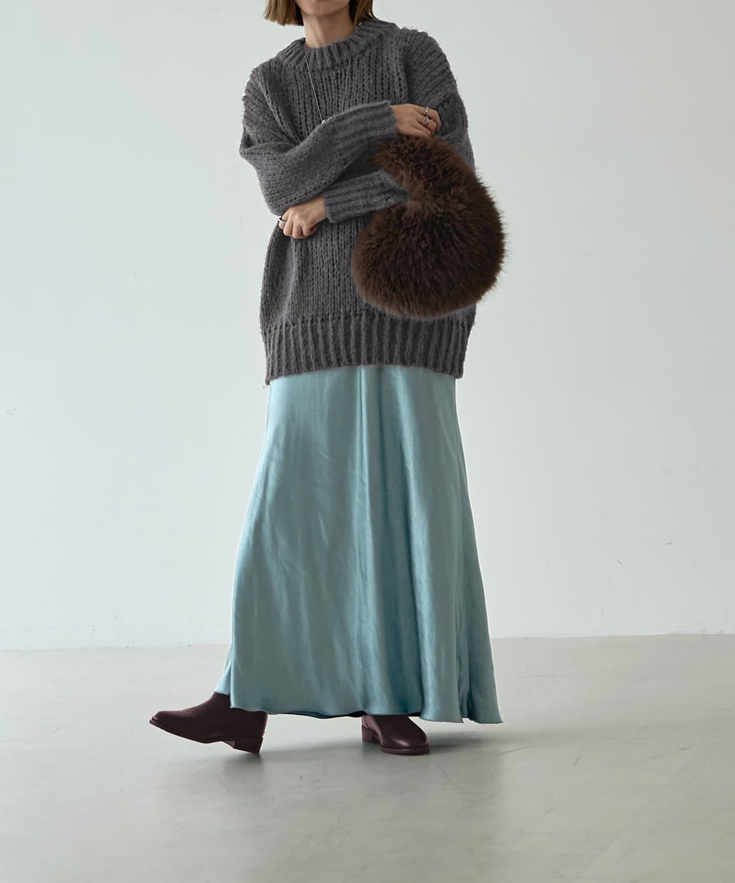 STYLE DELI「ルーズ編みニットプルオーバー」|ニット・セーター|