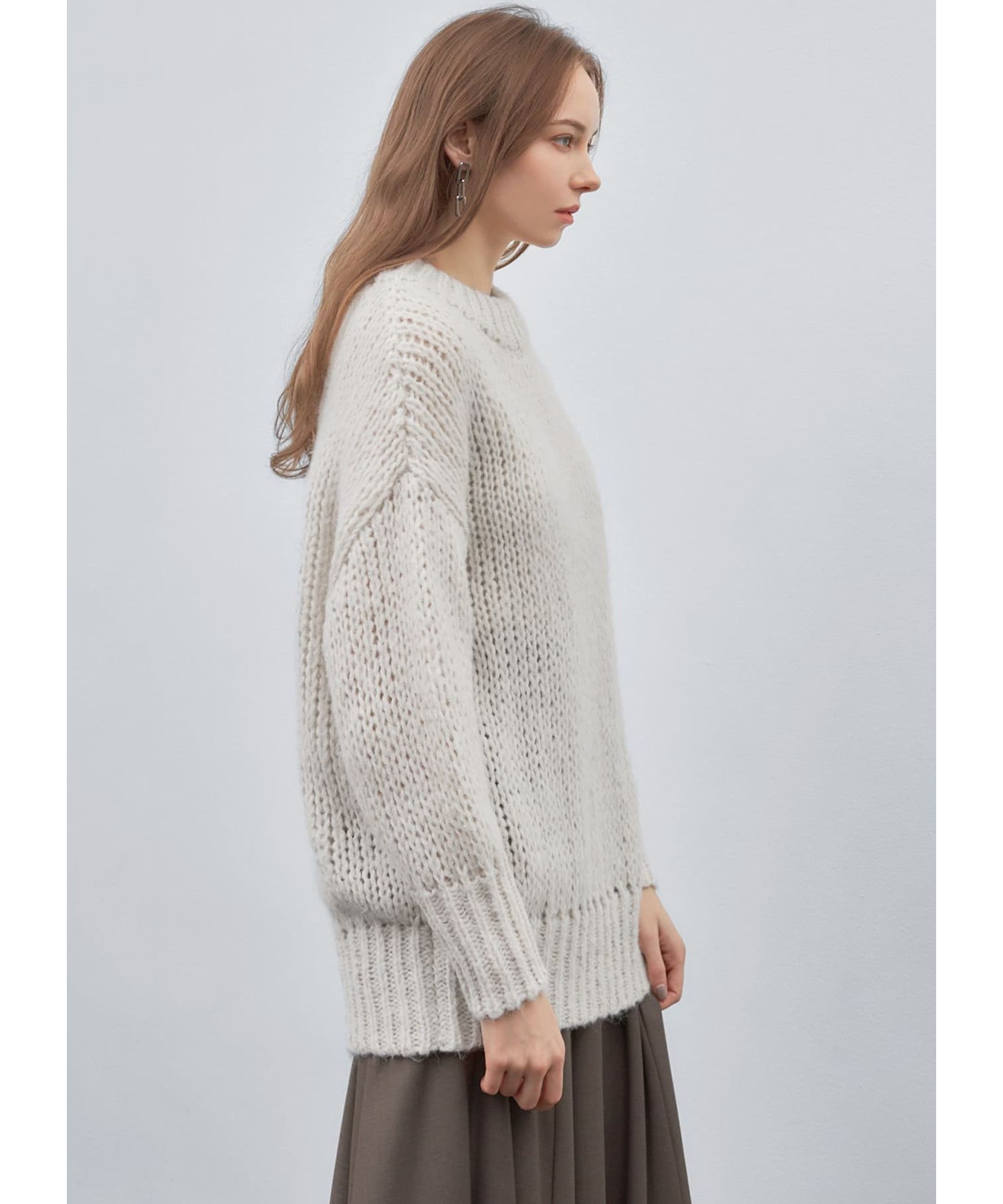 STYLE DELI「ルーズ編みニットプルオーバー」|ニット・セーター|