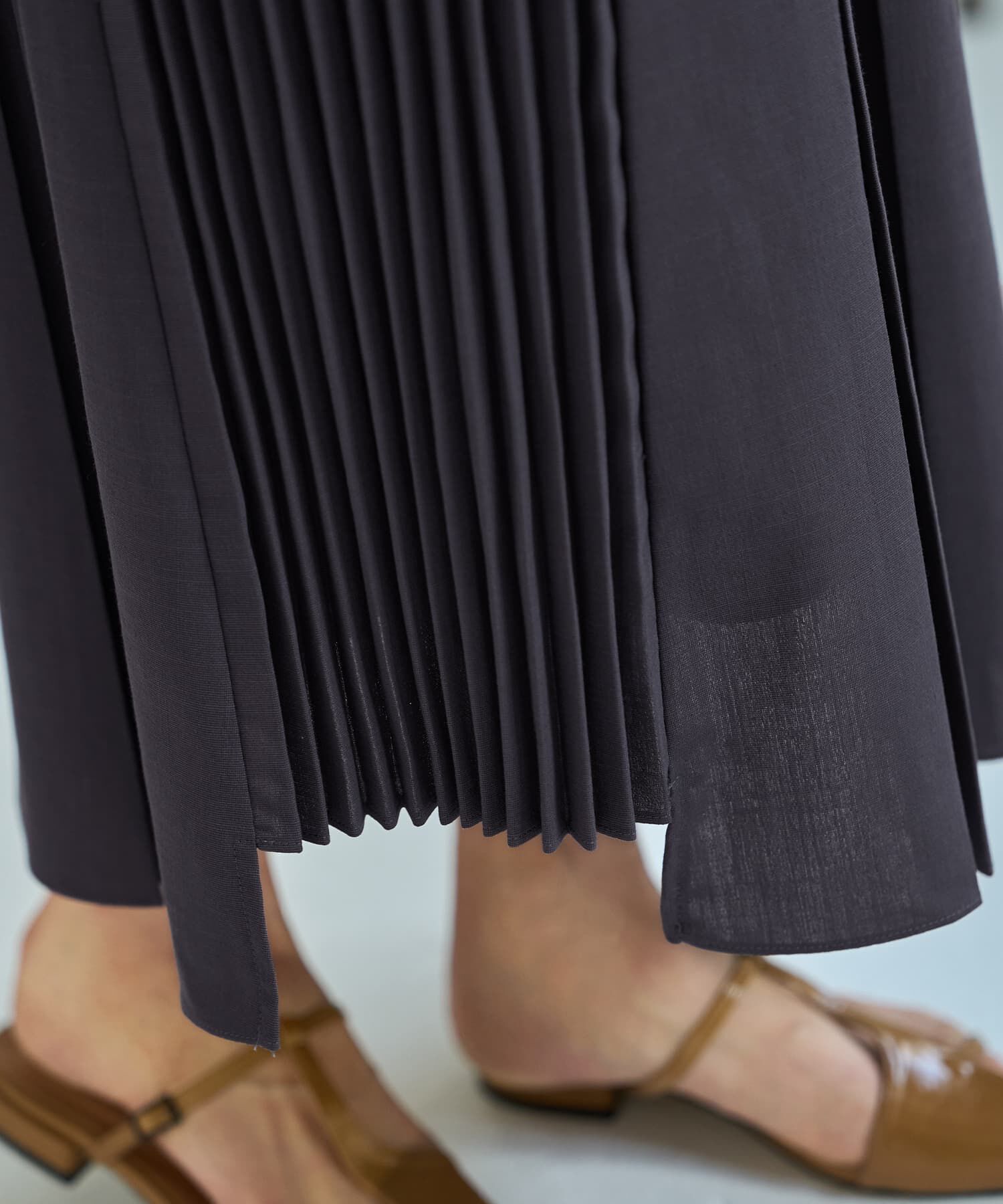 STYLE DELI「【LUXE】段差デザインプリーツスカート」|スカート|