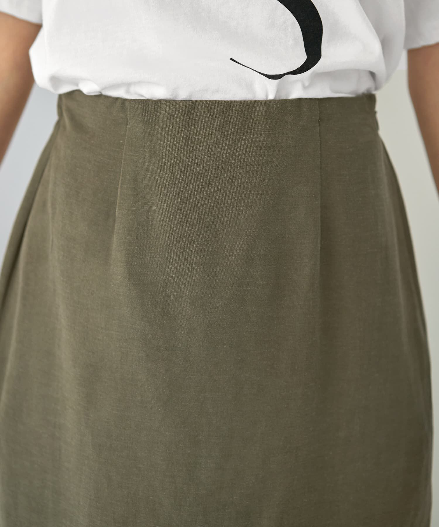 STYLE DELI「コットン混紡ストレートロングスカート」|タイト|