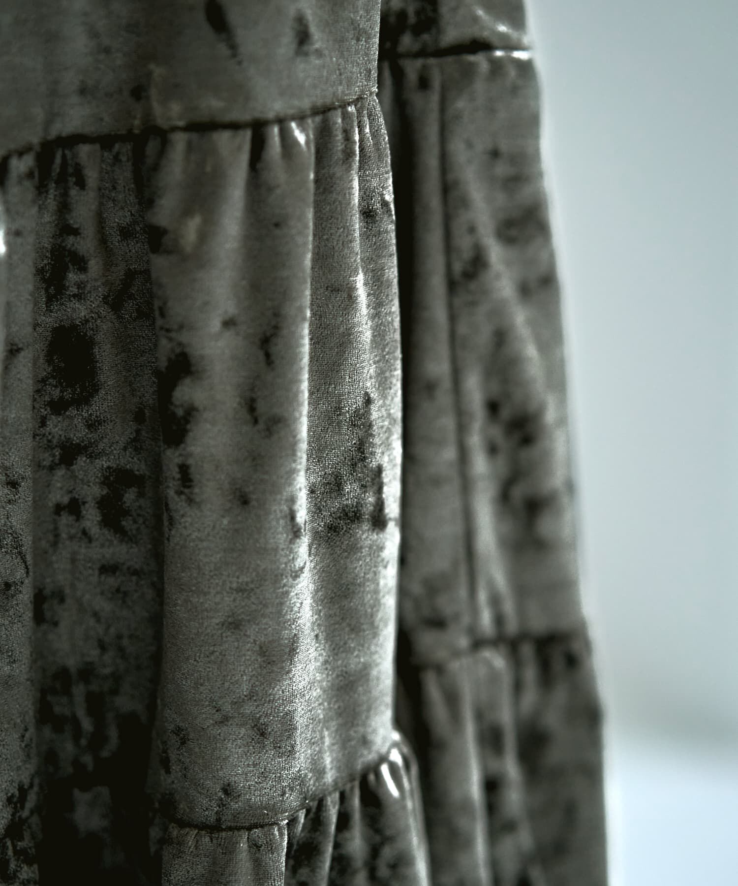 STYLE DELI「５段ティアードベロアスカート」|スカート|