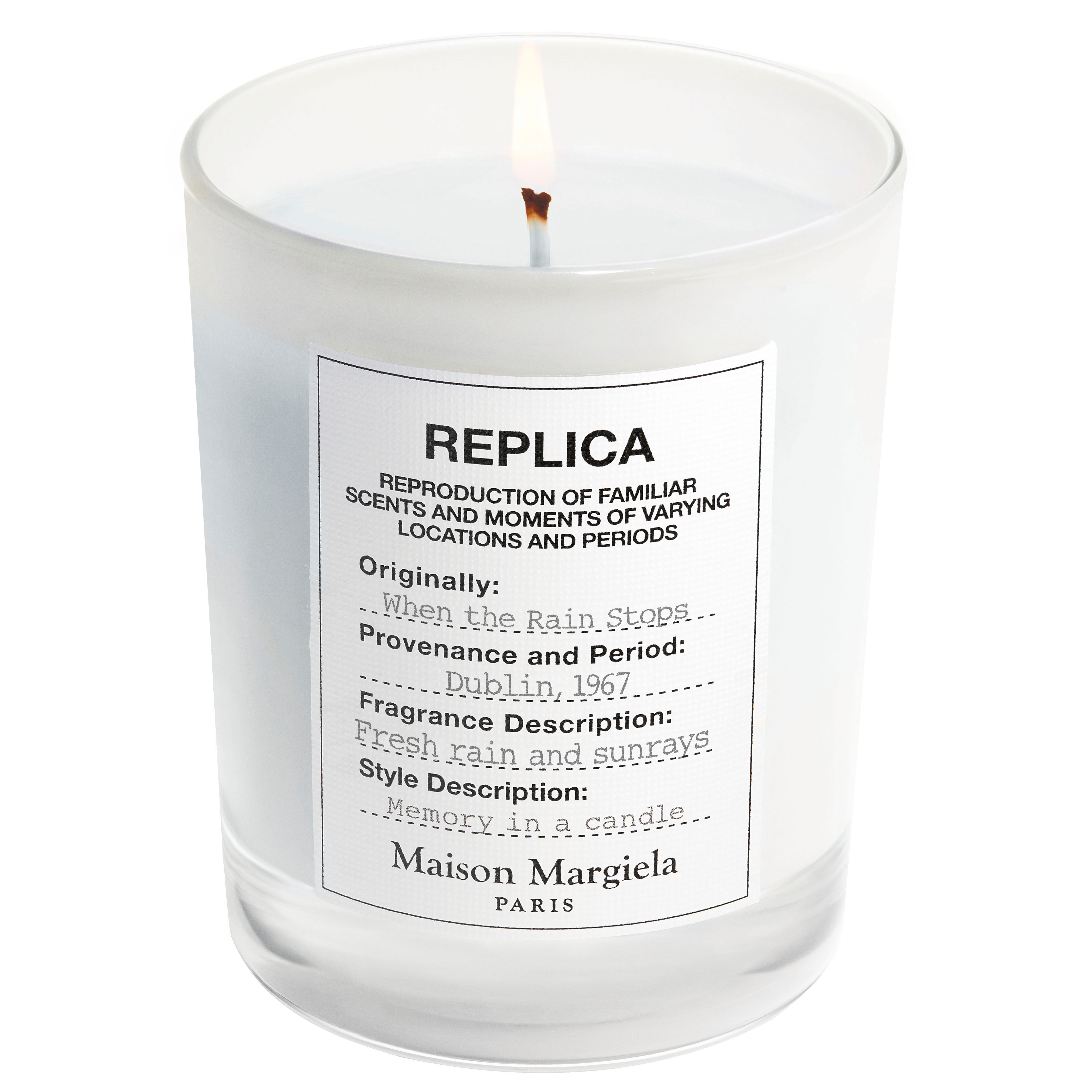 Maison Margiela&rsquo;REPLICA&rsquo;Fragrances「レプリカ　キャンドル　ウェン　ザ　レイン　ストップス　降り止んだ雨と淡い陽光の香り」|香水・フレグランス|-