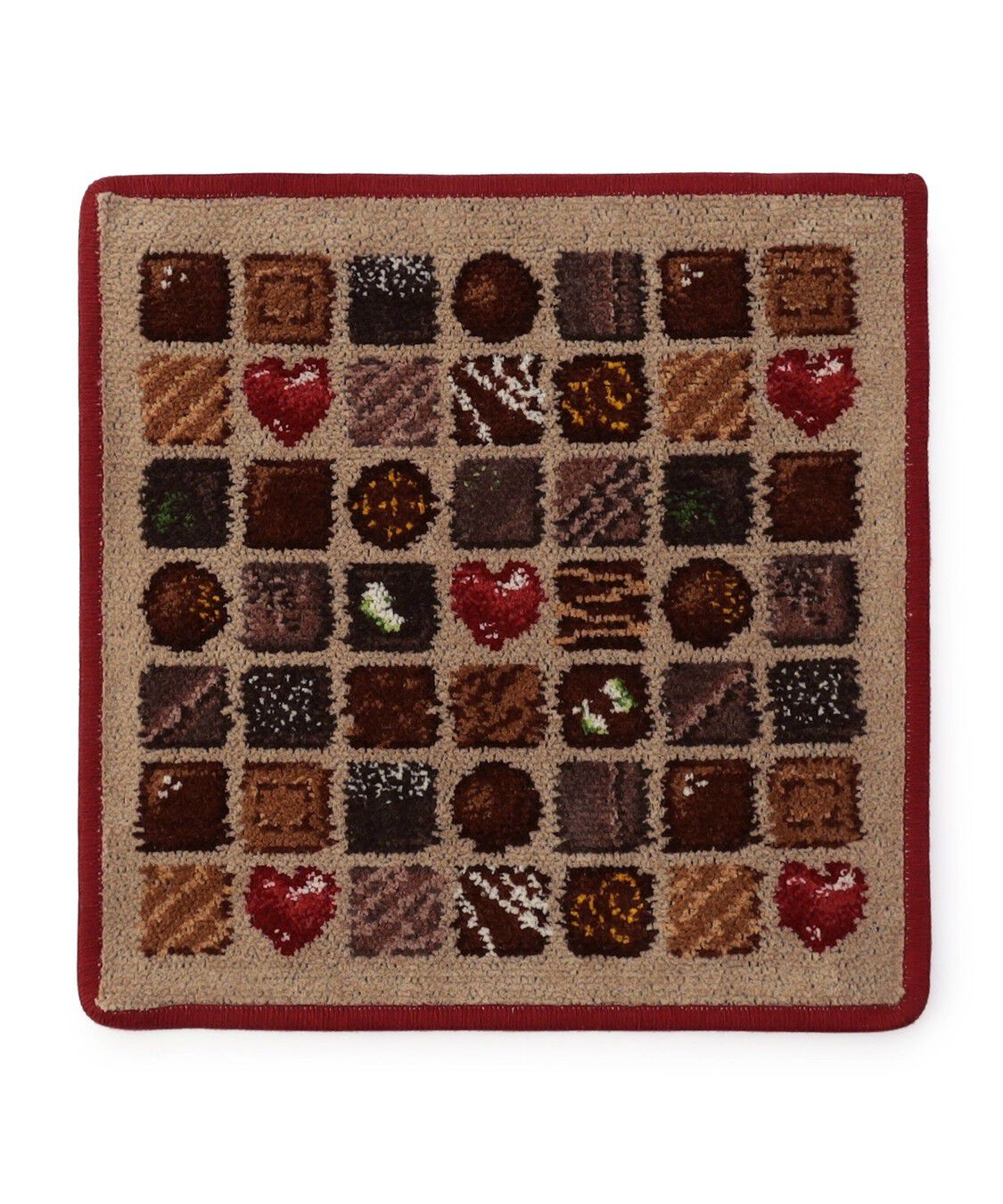 FEILER「コフレドゥショコラ　ハンカチ」|ハンカチ|ベージュ