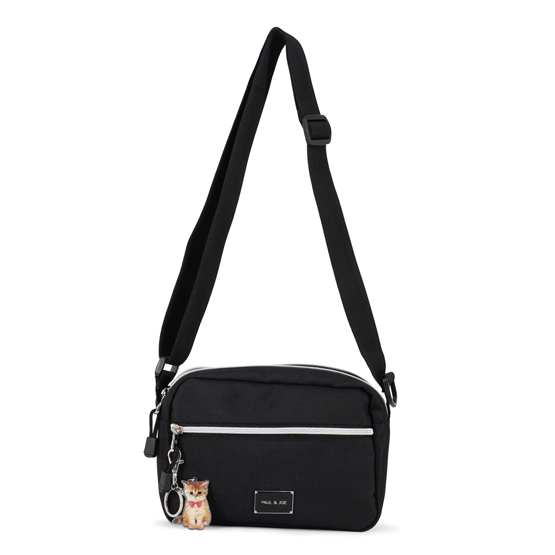 PAUL&JOE「ショルダーバッグ　／　プレートメタル」|ショルダー・メッセンジャー|ブラック