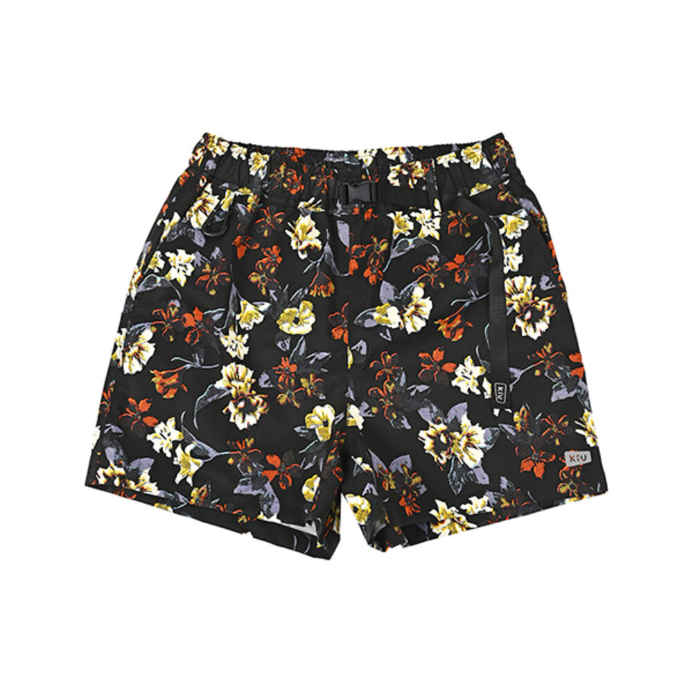 KiU「ショートパンツ レディース 通販 ウォータープルーフショーツ 短パン 海水パンツ 持ち運び」|その他|ブラック1