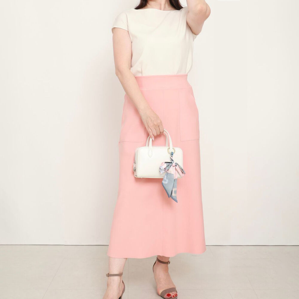 BACKYARD FAMILY「フレア スカート レディース ロング 通販 ロング丈 フレアスカート ロングスカート」|スカート|ピンク1