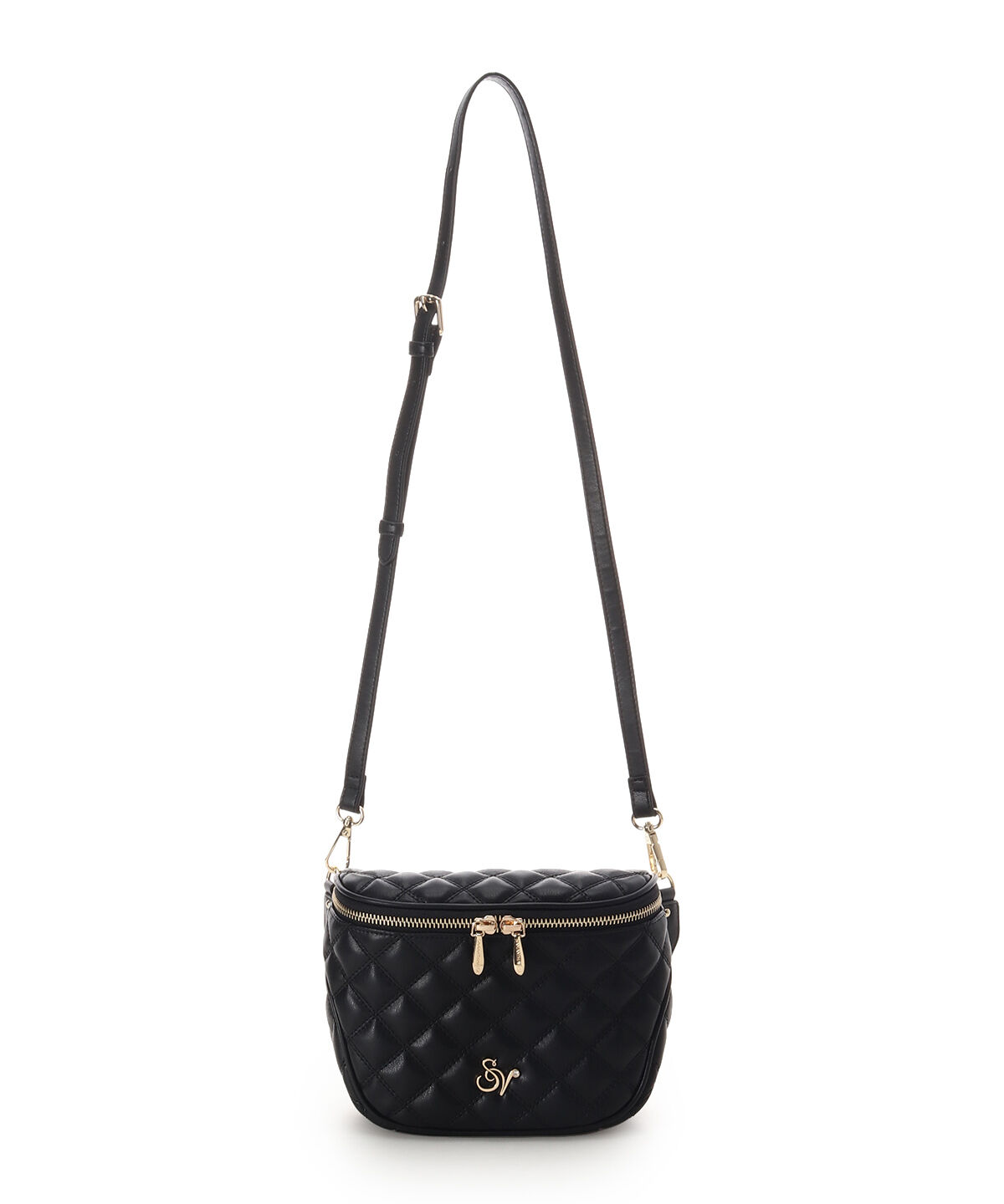 Samantha Vega「ダブルステッチダイヤキルトショルダーバッグ」|ショルダー・メッセンジャー|