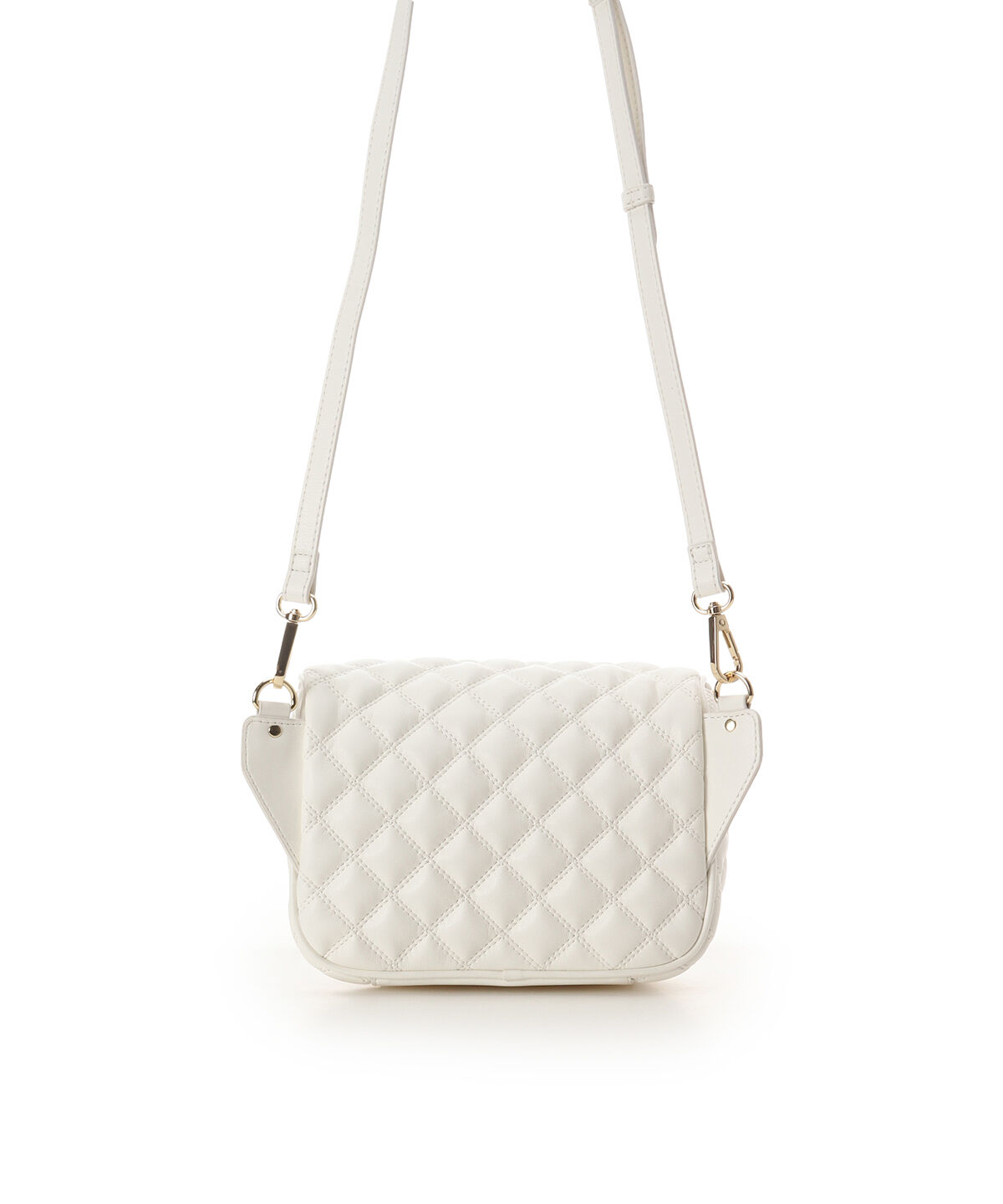 Samantha Vega「ダブルステッチダイヤキルトショルダーバッグ」|ショルダー・メッセンジャー|