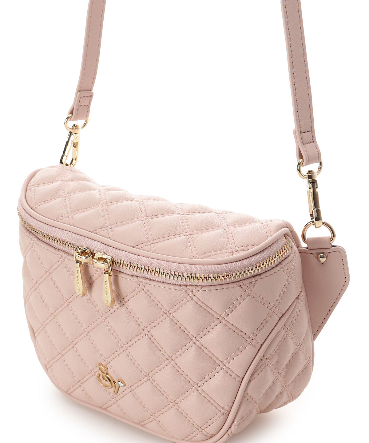 Samantha Vega「ダブルステッチダイヤキルトショルダーバッグ」|ショルダー・メッセンジャー|