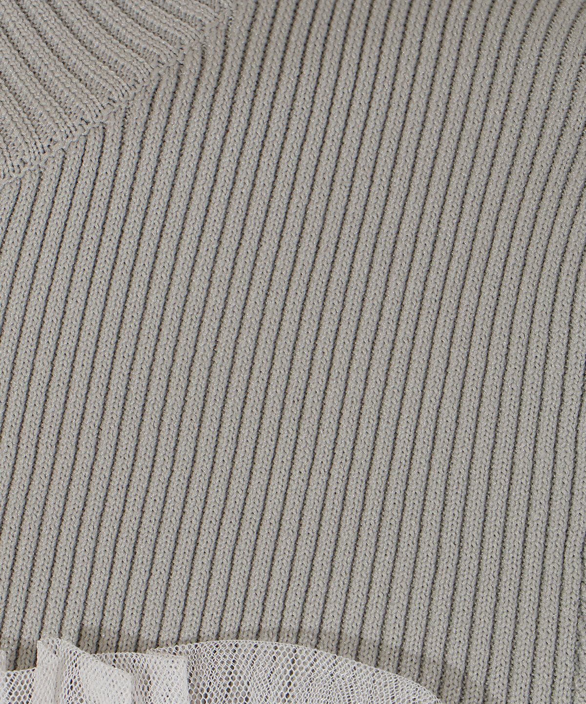 アンドクチュール「チュールギャザードッキングワンピース」|ワンピース|