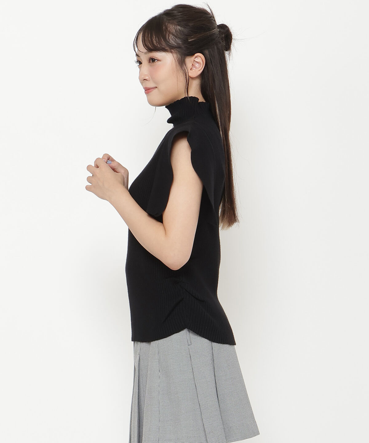 REDYAZEL「スクエアスリーブ ニットトップス」|ニット・セーター|