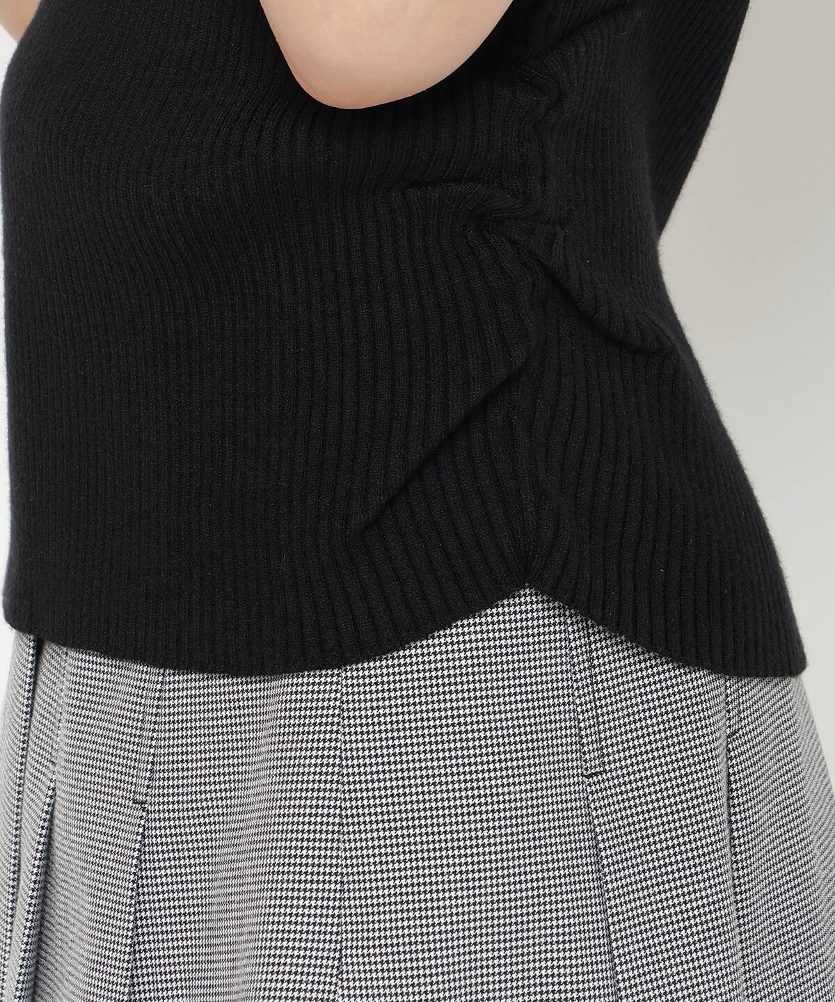 REDYAZEL「スクエアスリーブ ニットトップス」|ニット・セーター|