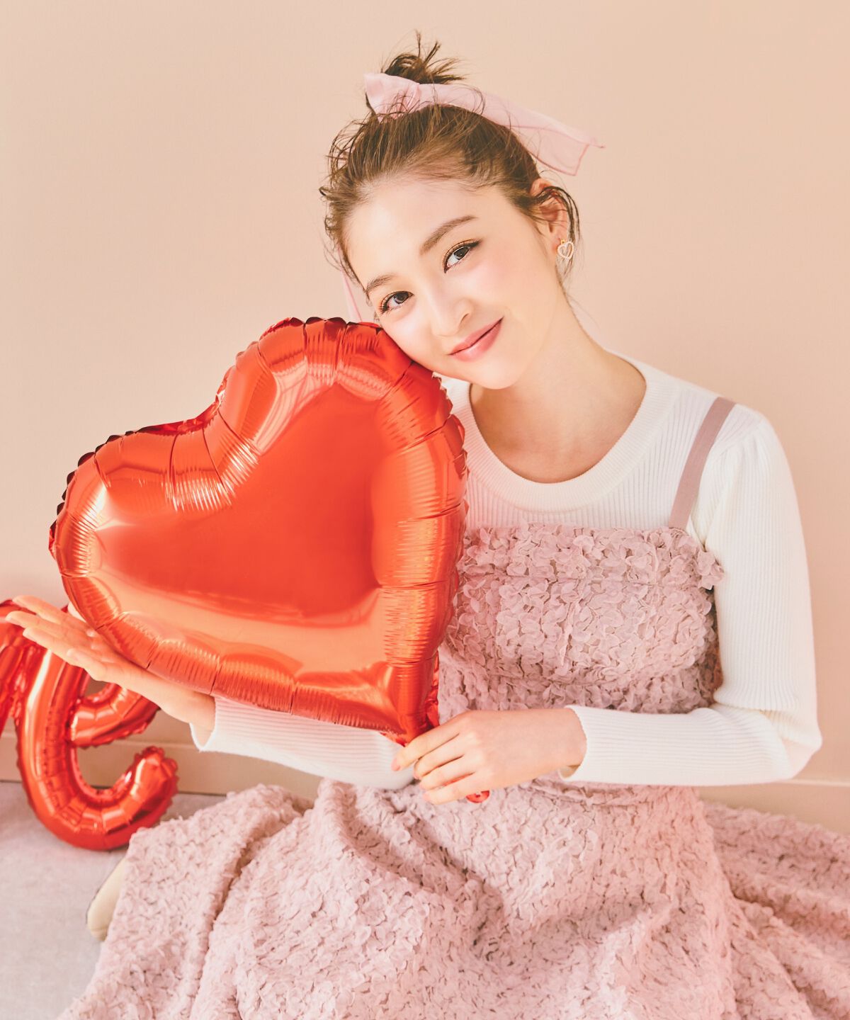 WILLSELECTION「フラワーチュールビスチェ付きニット」|ニット・セーター|