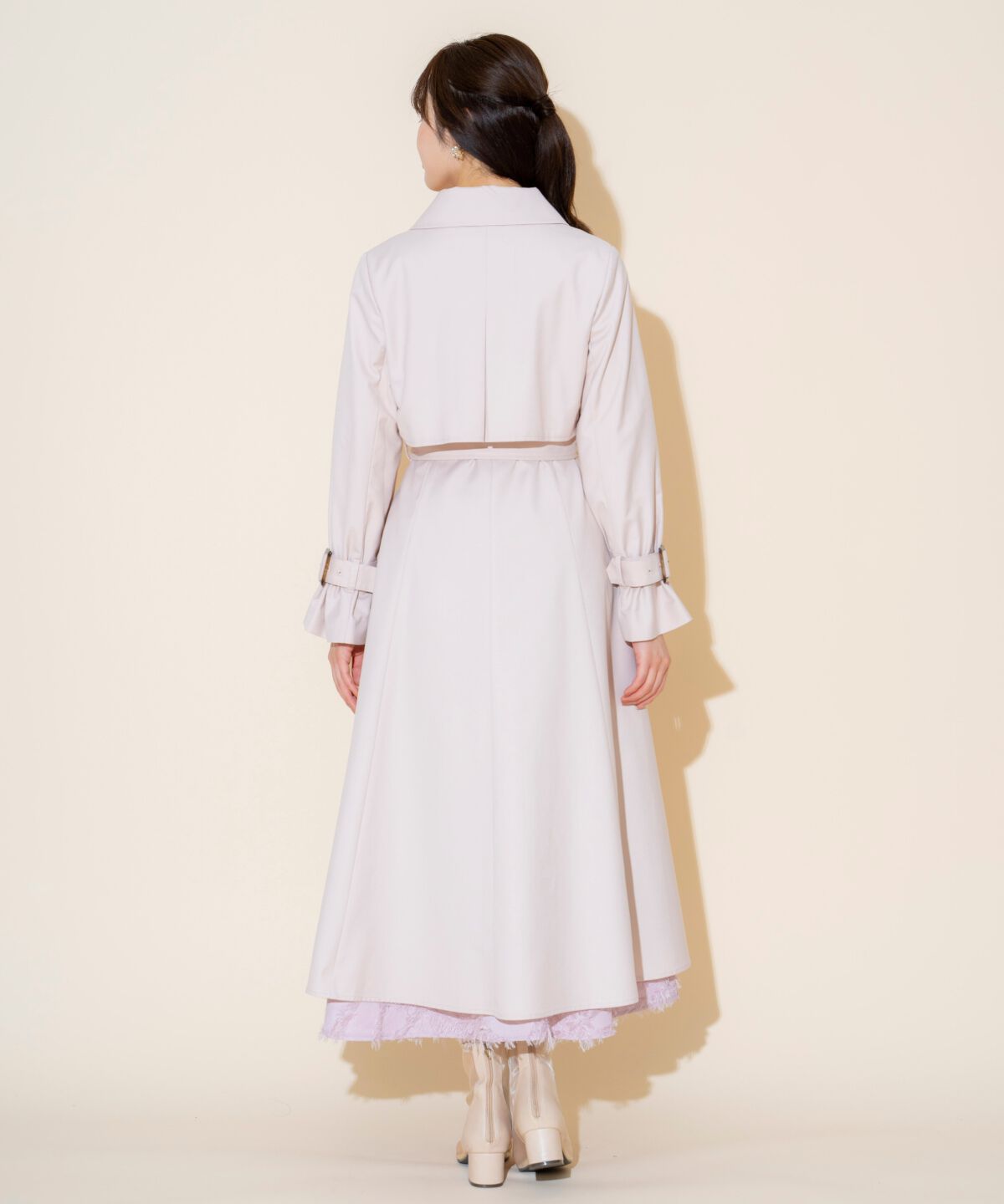 WILLSELECTION「Wボタンスプリングコート」|トレンチコート|