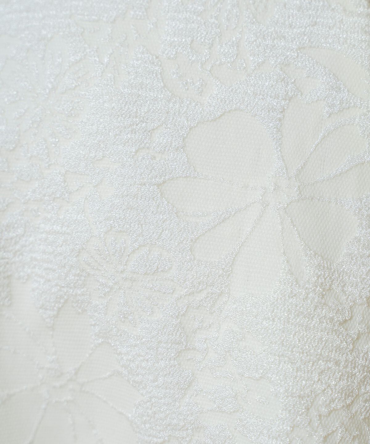 WILLSELECTION「シャイニーフラワージャガードスカート」|フレア|