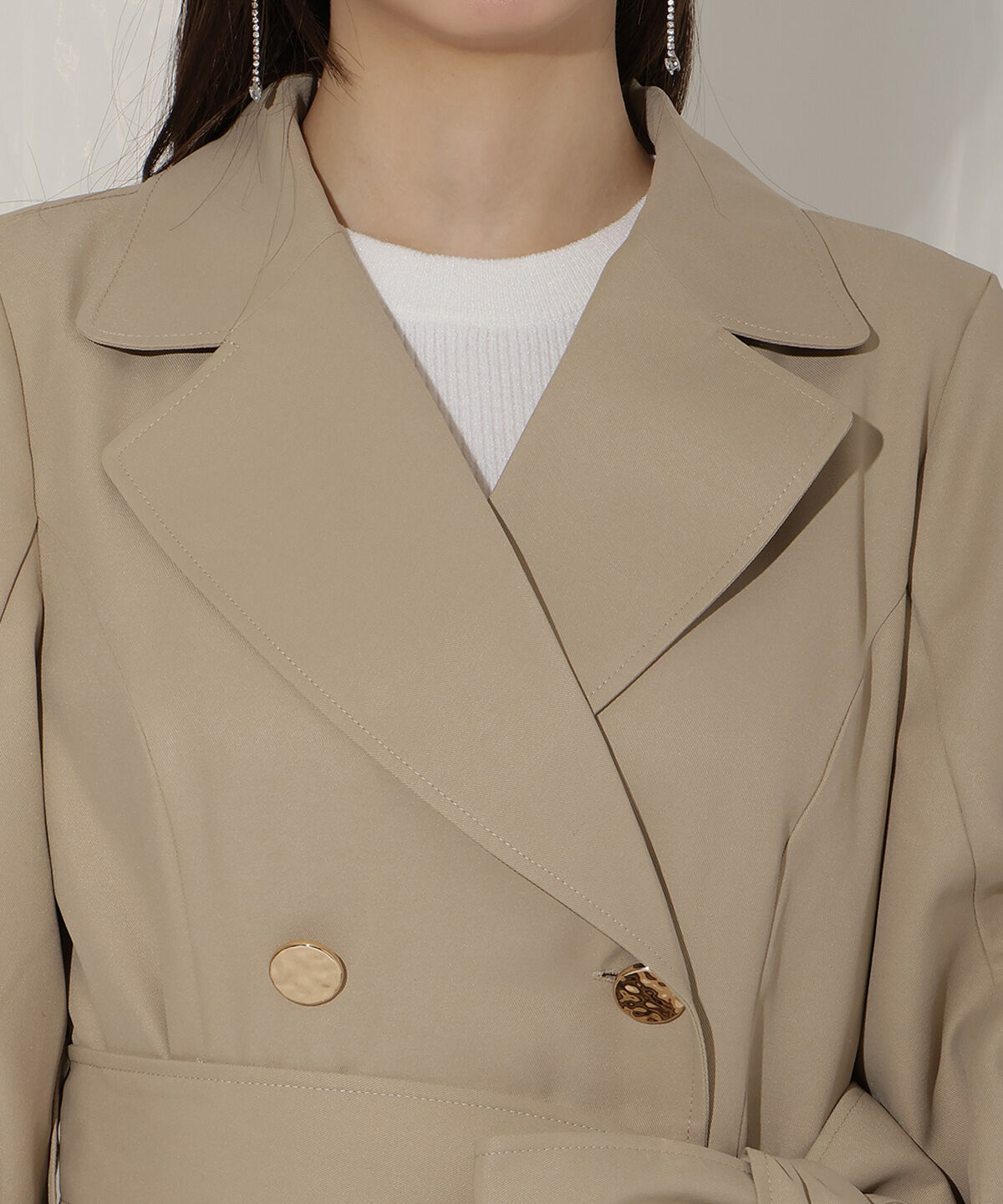 WILLSELECTION「ドロストデザイントレンチコート」|トレンチコート|