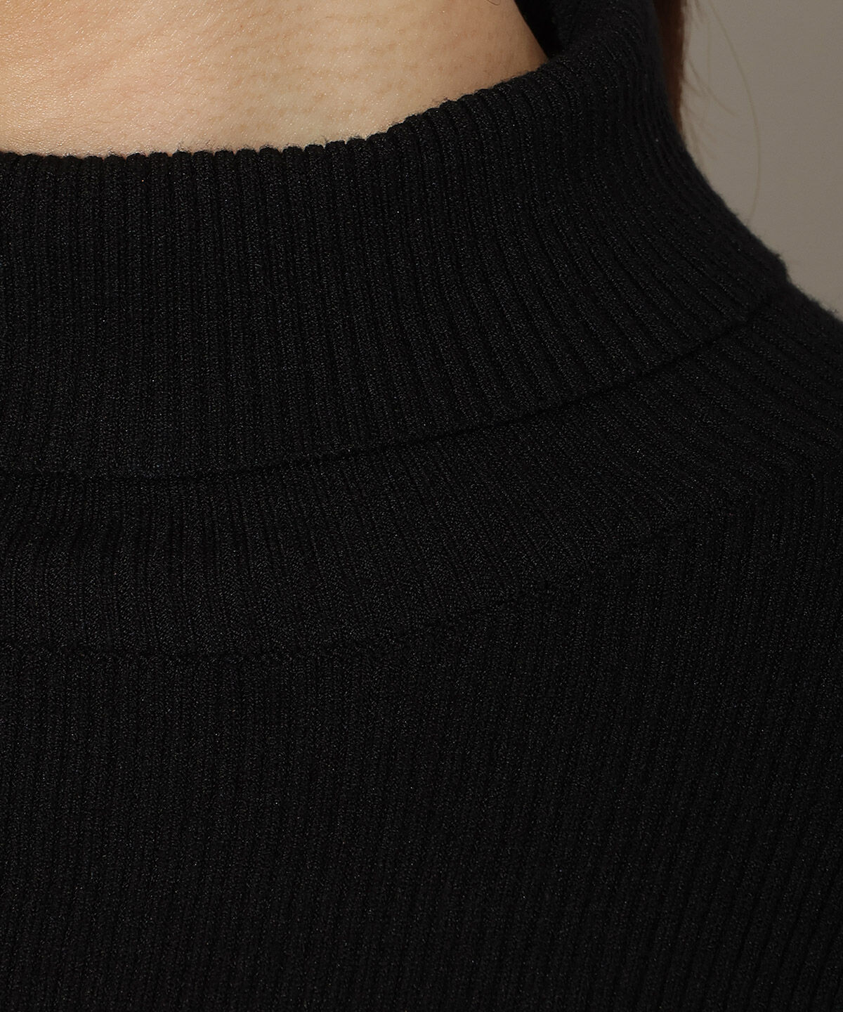 WILLSELECTION「袖口リボンリブタートルニット」|ニット・セーター|