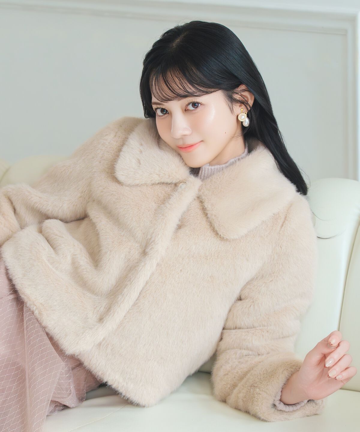 WILLSELECTION「ステンカラーエコファーショートジャケット」|ブルゾン・スタジャン|