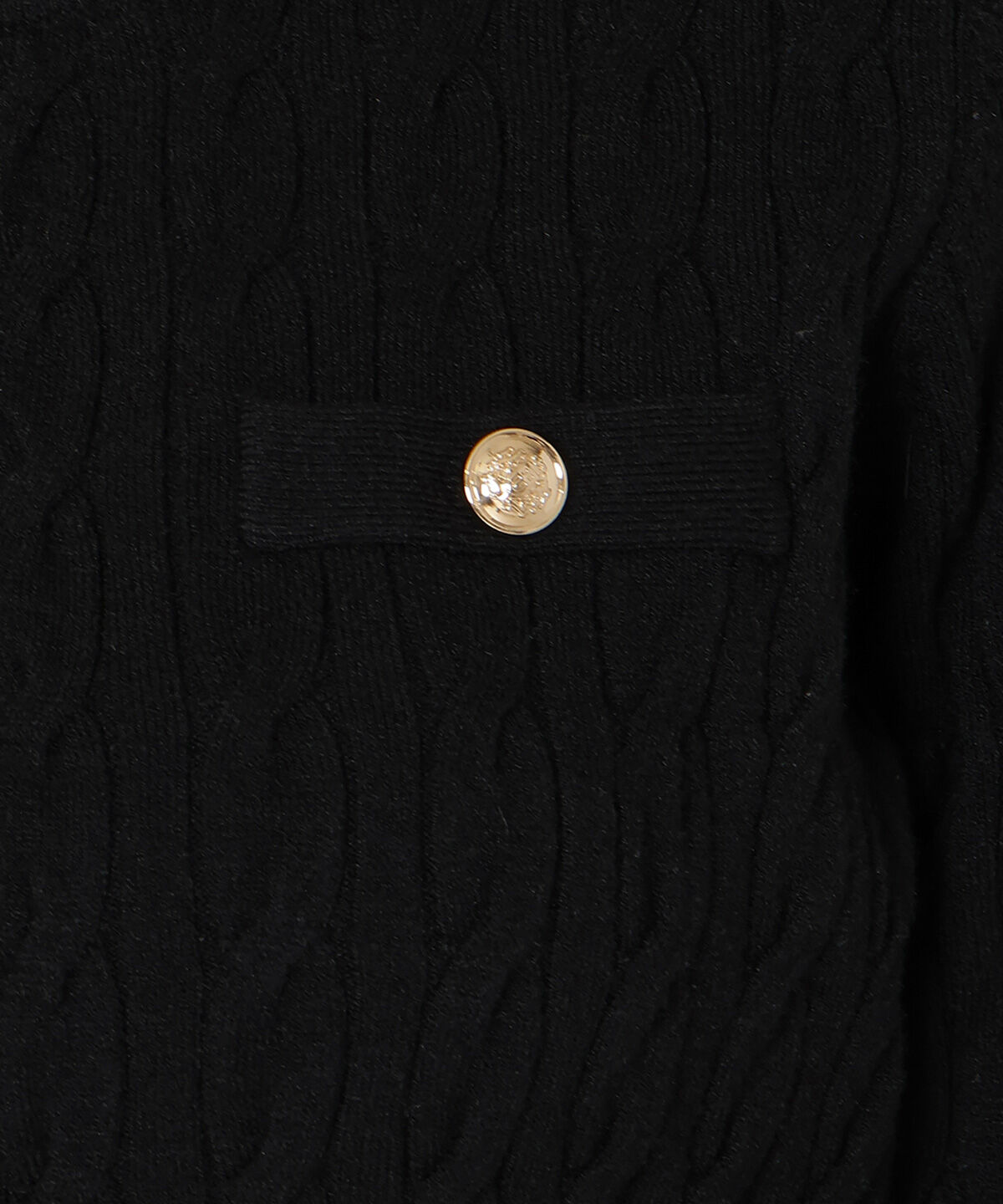 WILLSELECTION「フリルレイヤードケーブルニット」|ニット・セーター|