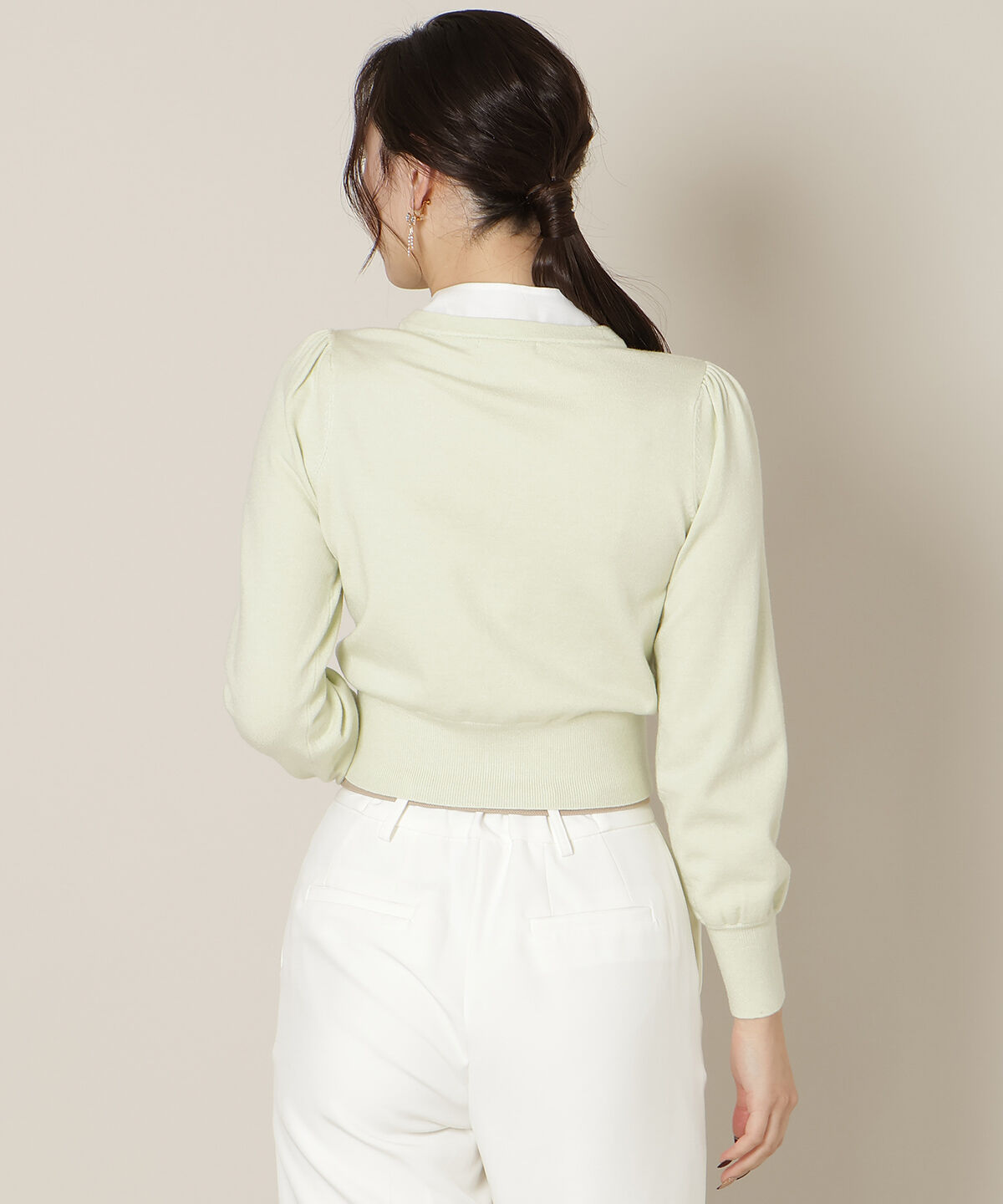 WILLSELECTION「リボンタイプルオーバー」|ニット・セーター|