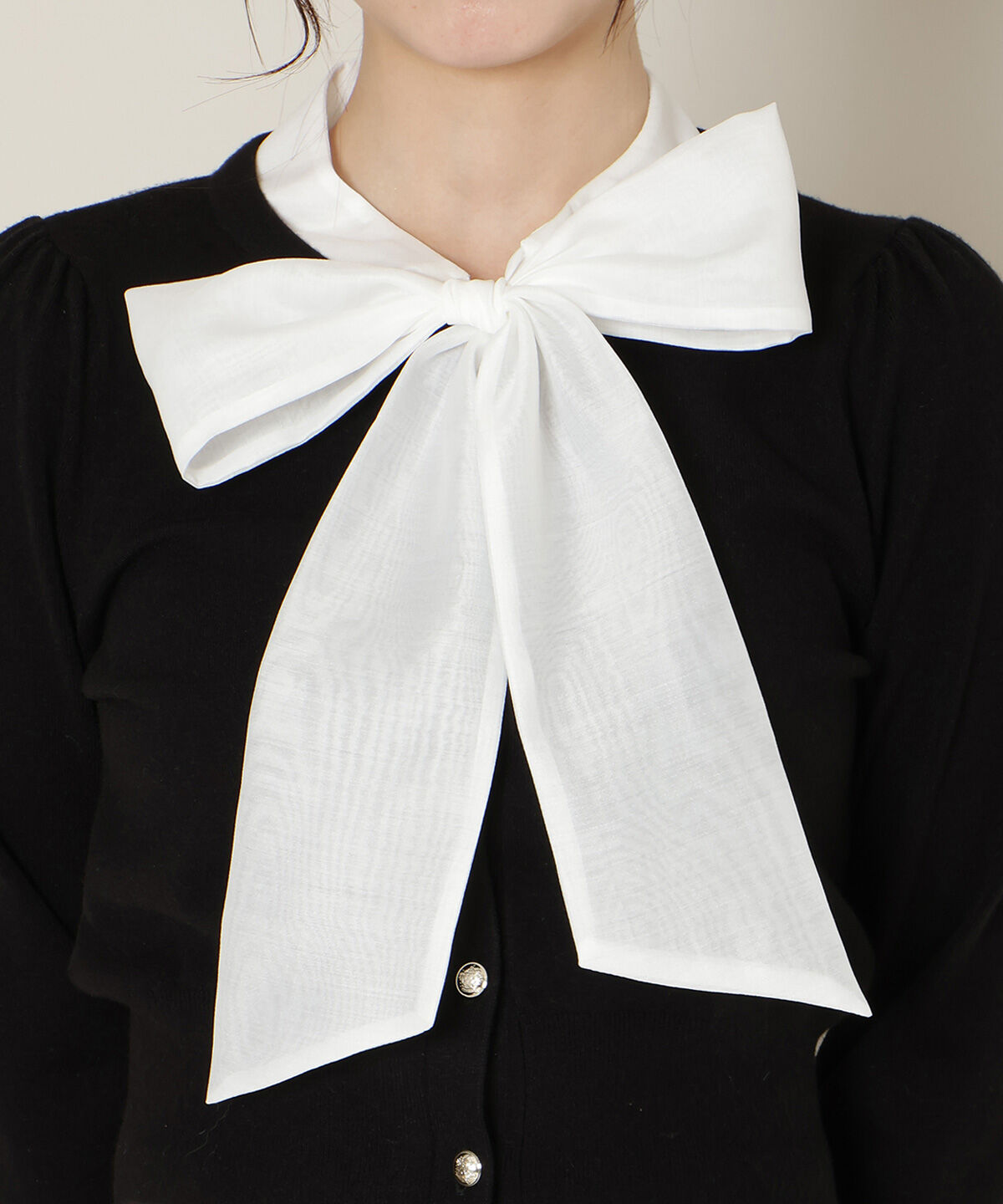 WILLSELECTION「リボンタイプルオーバー」|ニット・セーター|