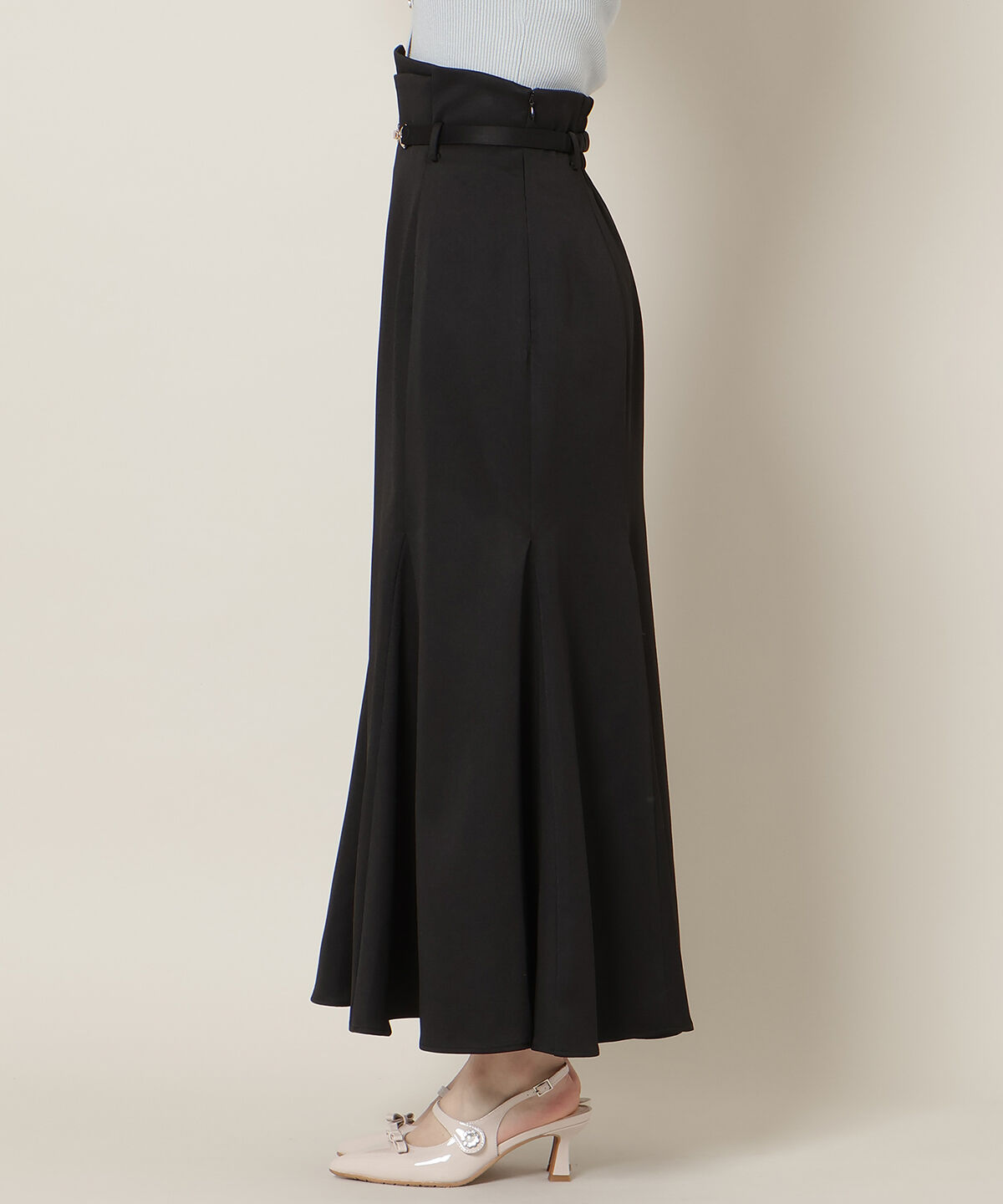 WILLSELECTION「ビットベルト付きマーメイドスカート」|タイト|