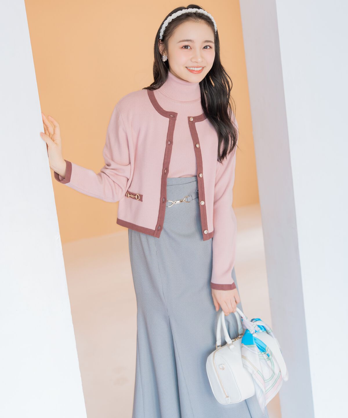 WILLSELECTION「ビットベルト付きマーメイドスカート」|タイト|