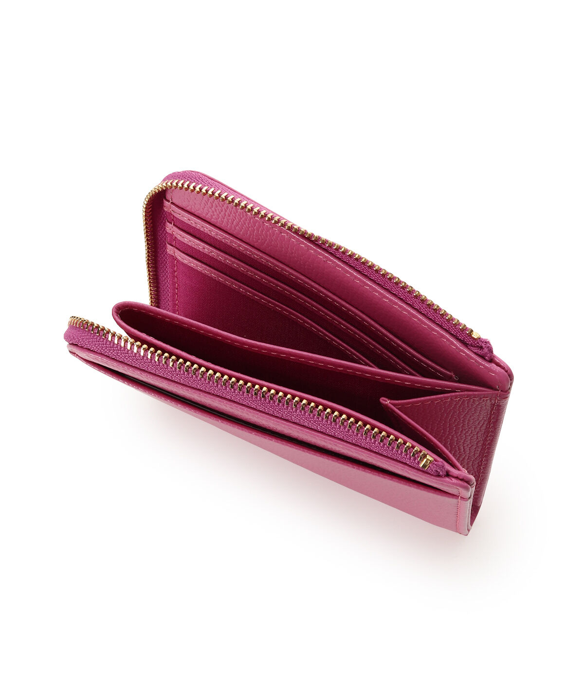 Samantha Thavasa Petit Choice「シンプルL字ファスナー 折財布」|財布|