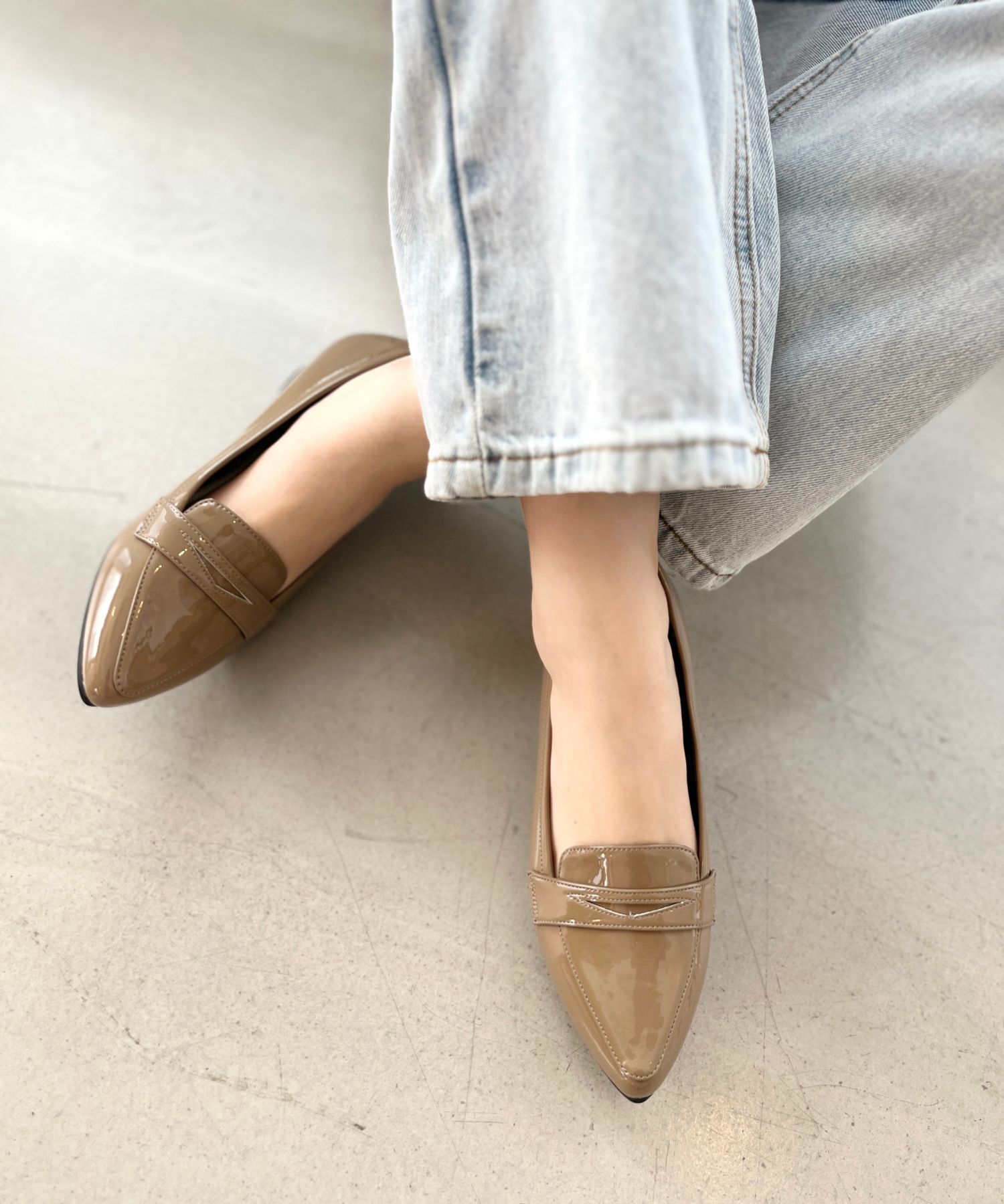 ORiental TRaffic「【防水】ポインテッドトゥ レイン パンプス /R-1016 晴雨兼用 通勤靴」|パンプス|BROWN