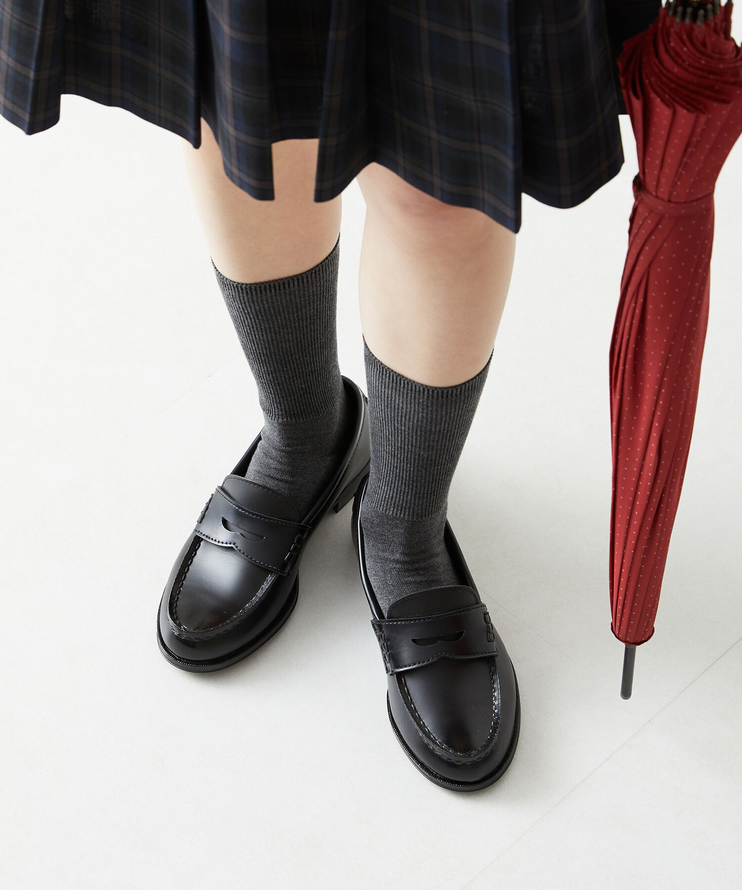 ORiental TRaffic「【防水】 レインローファー /R-1020 レインシューズ ローファー  晴雨兼用 通学 通勤」|パンプス|