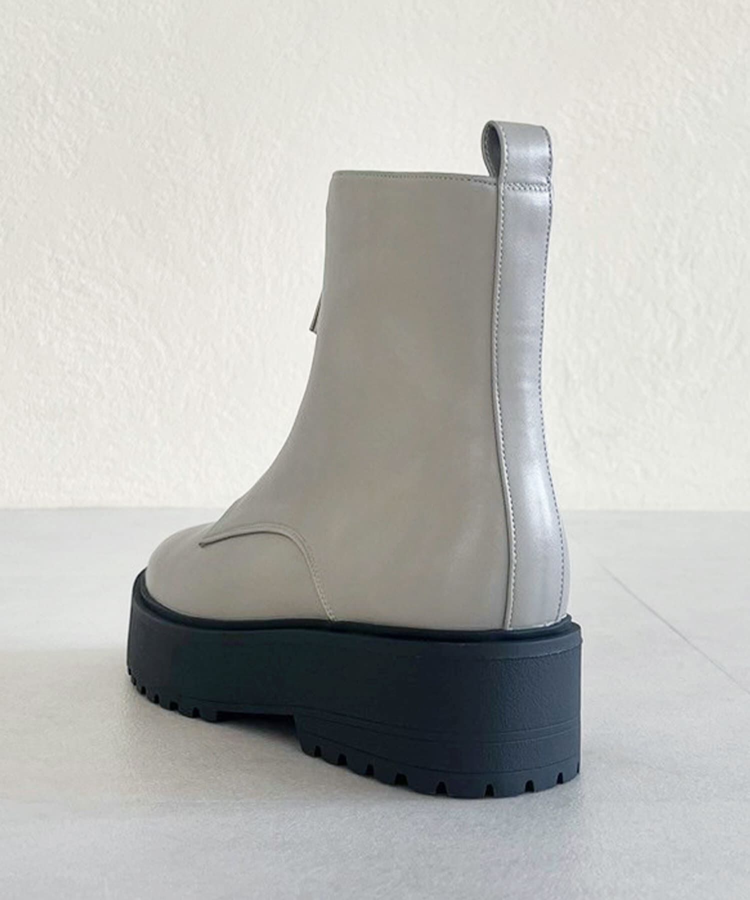 ORiental TRaffic「厚底フロントジップブーツ/31402」|ショートブーツ|