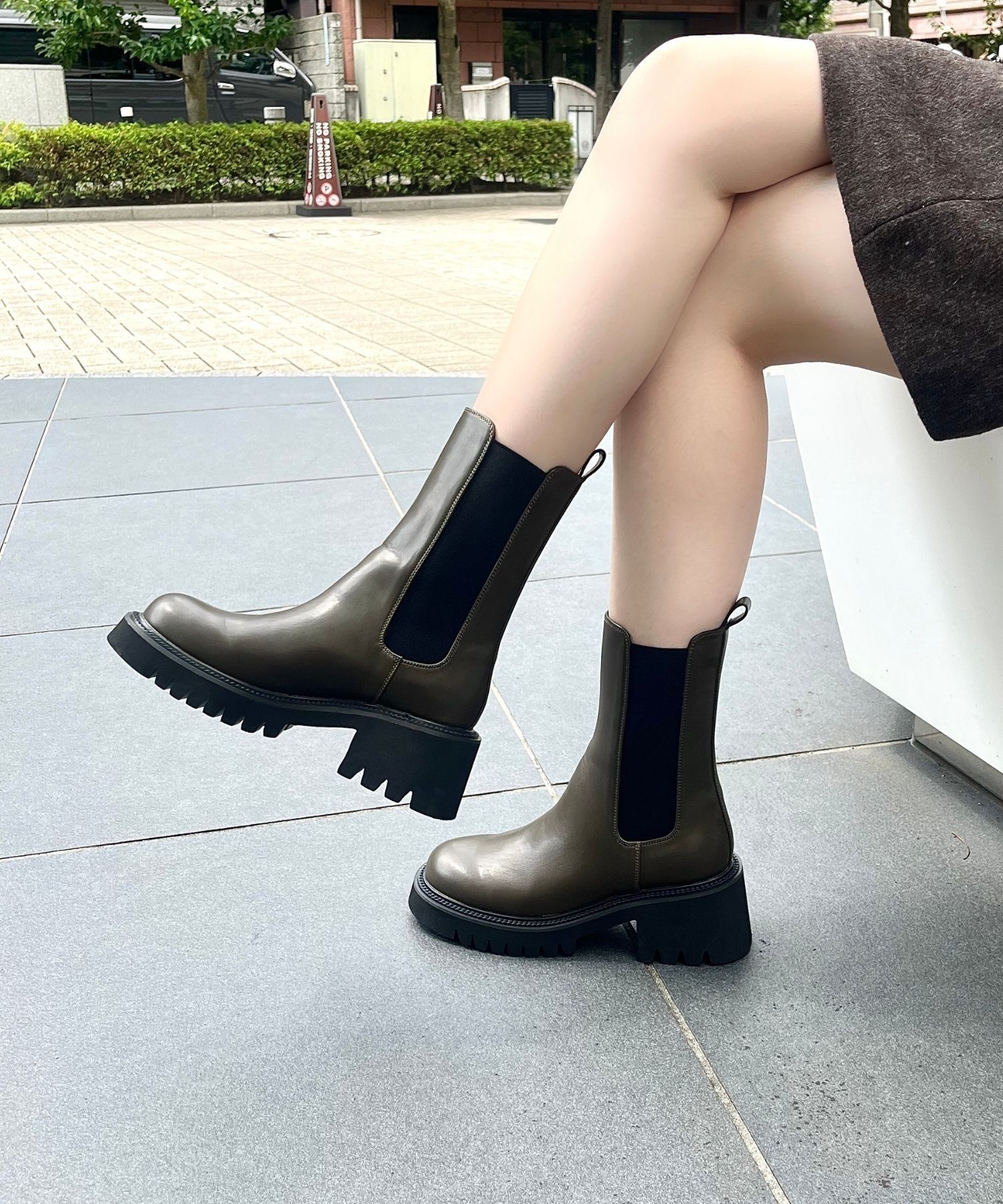 ORiental TRaffic「厚底サイドゴアブーツ/31419」|ショートブーツ|