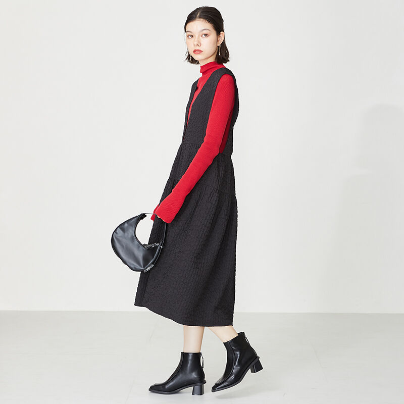 ORiental TRaffic「バックジップモカブーツ/31420」|ショートブーツ|