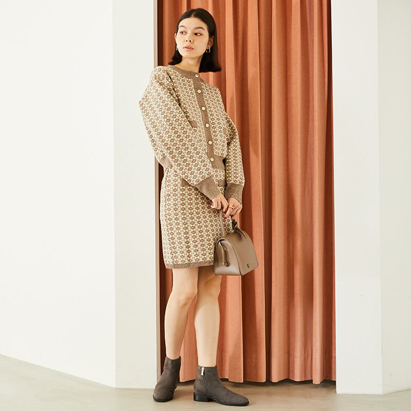 WA Oriental TRaffic「ゴールドジップスクエアトゥブーツ/32408」|ショートブーツ|