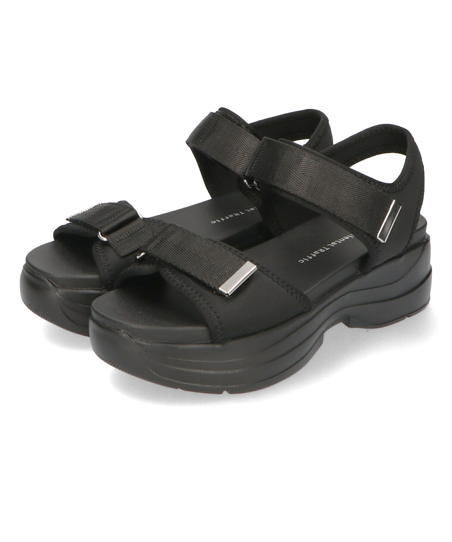 WA Oriental TRaffic「【追加】ダブルベルトスポーツサンダル/42207 スポサン 柔らかい 人気 軽い トレンド 厚底 再入荷」|サンダル|