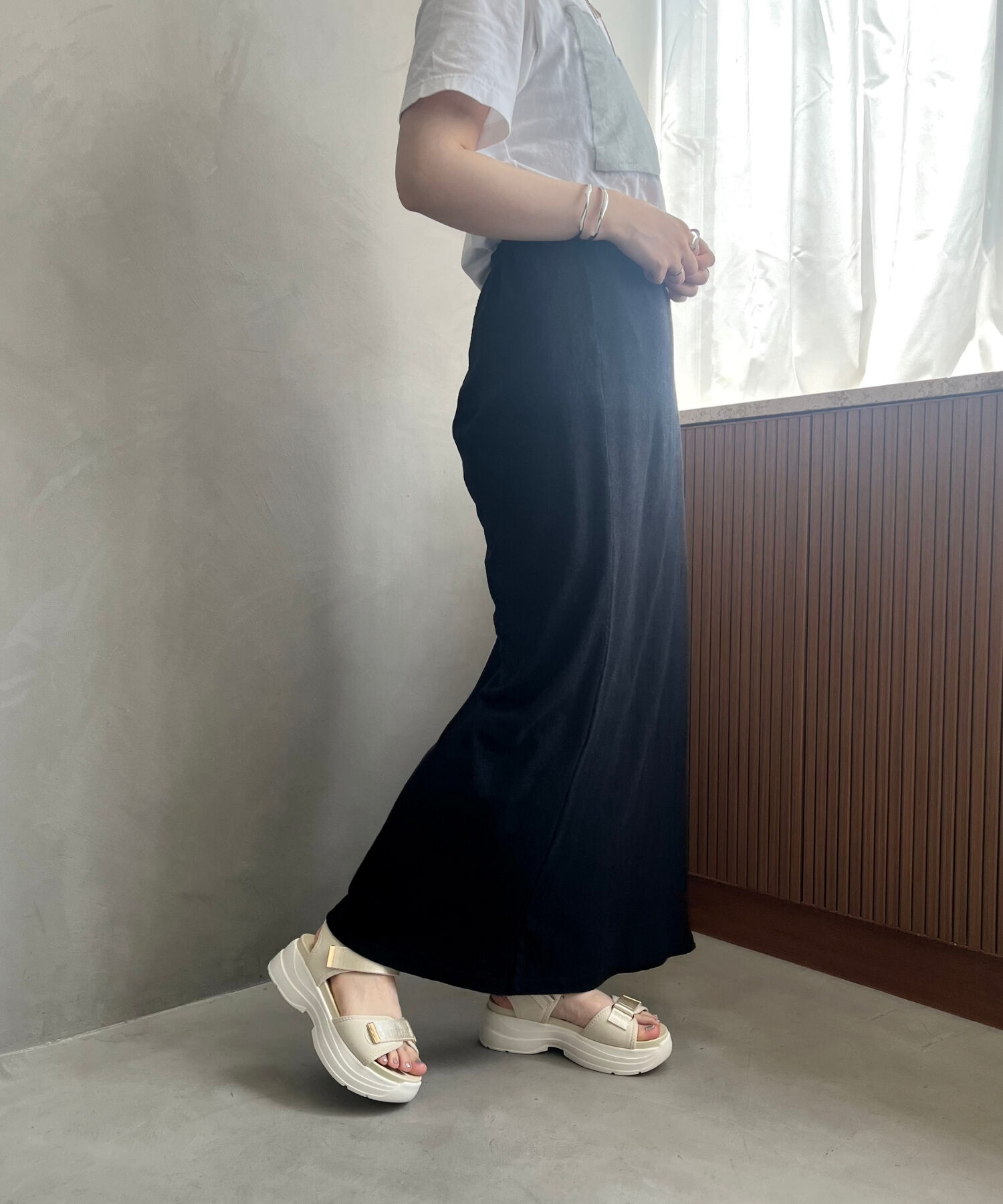 WA Oriental TRaffic「【追加】ダブルベルトスポーツサンダル/42207 スポサン 柔らかい 人気 軽い トレンド 厚底 再入荷」|サンダル|