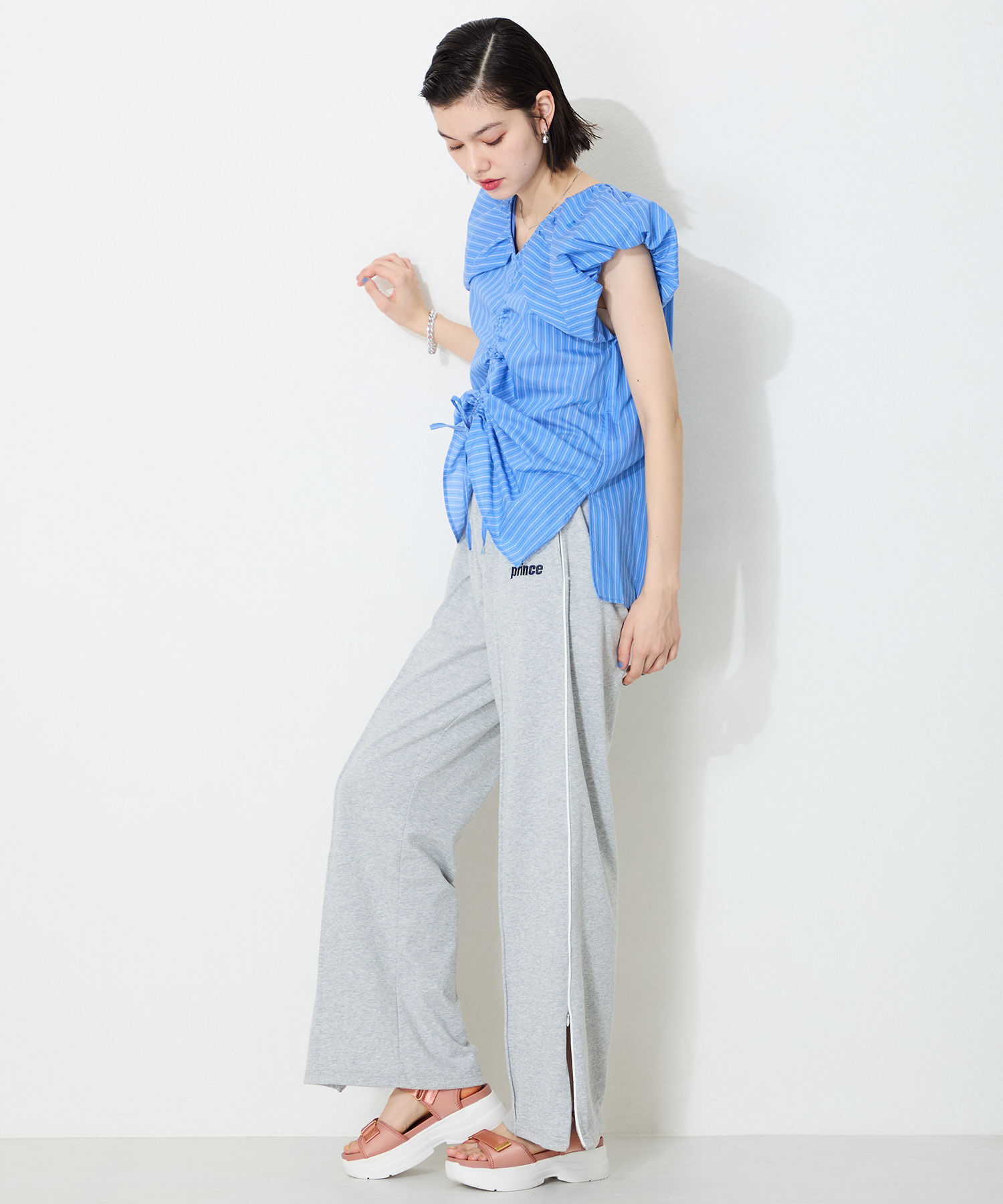 WA Oriental TRaffic「【追加】ダブルベルトスポーツサンダル/42207 スポサン 柔らかい 人気 軽い トレンド 厚底 再入荷」|サンダル|