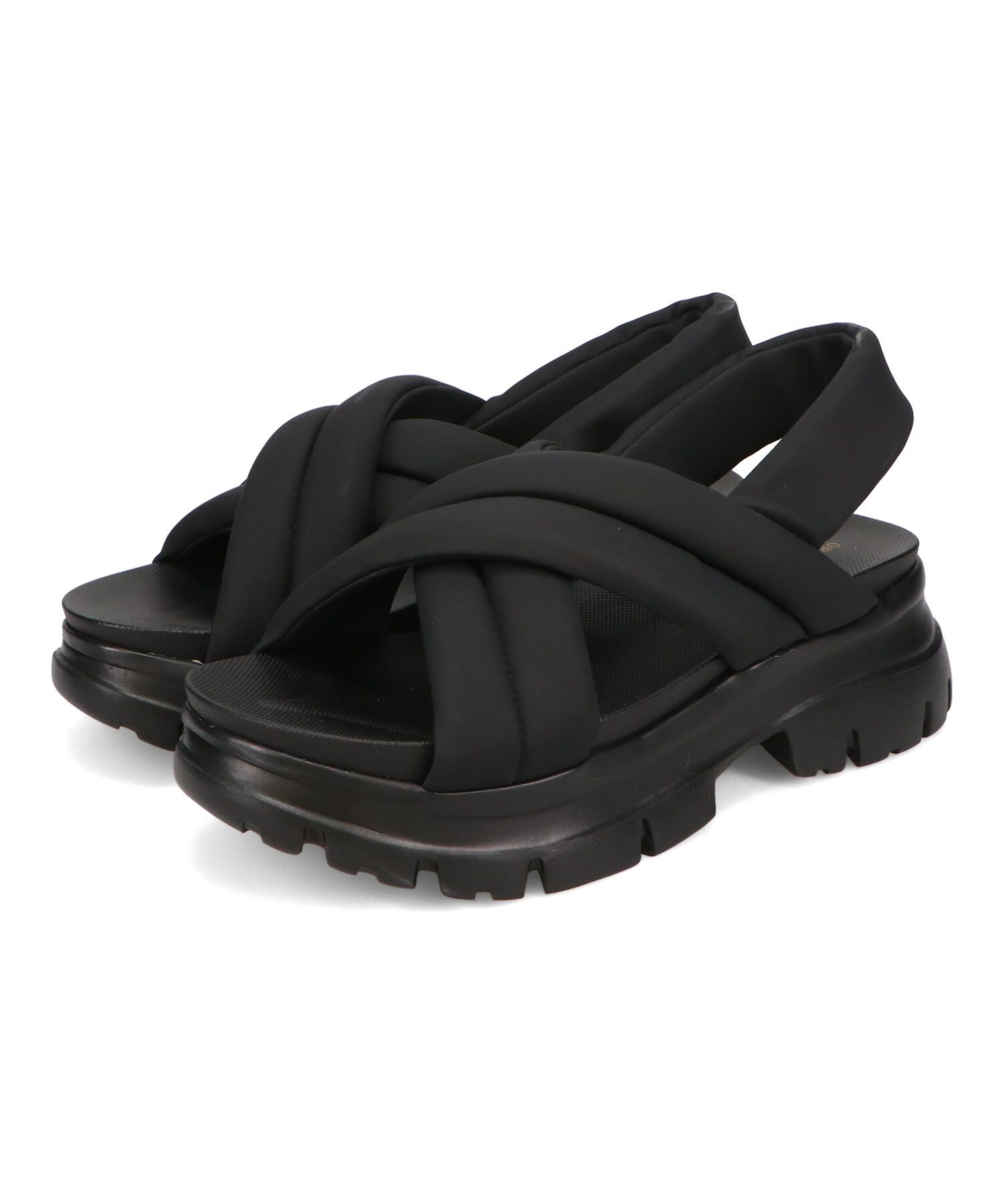 ORiental TRaffic「【トレンド】●2025春夏新作●クロスベルト厚底サンダル/51201 サンダル 厚底 人気 売れてる」|サンダル|